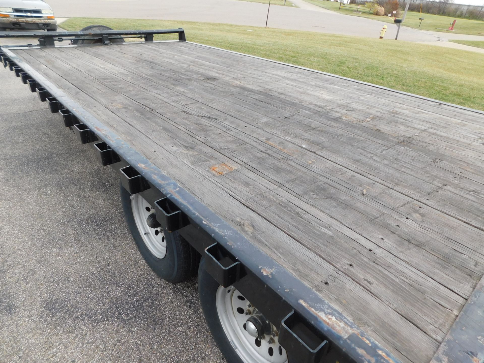 2009 Gatormade 21' Tandem Axle Equipment Trailer, 14,000 GVWR, 16' Deck with 5' Dovetail, 5' Trailer - Image 4 of 12