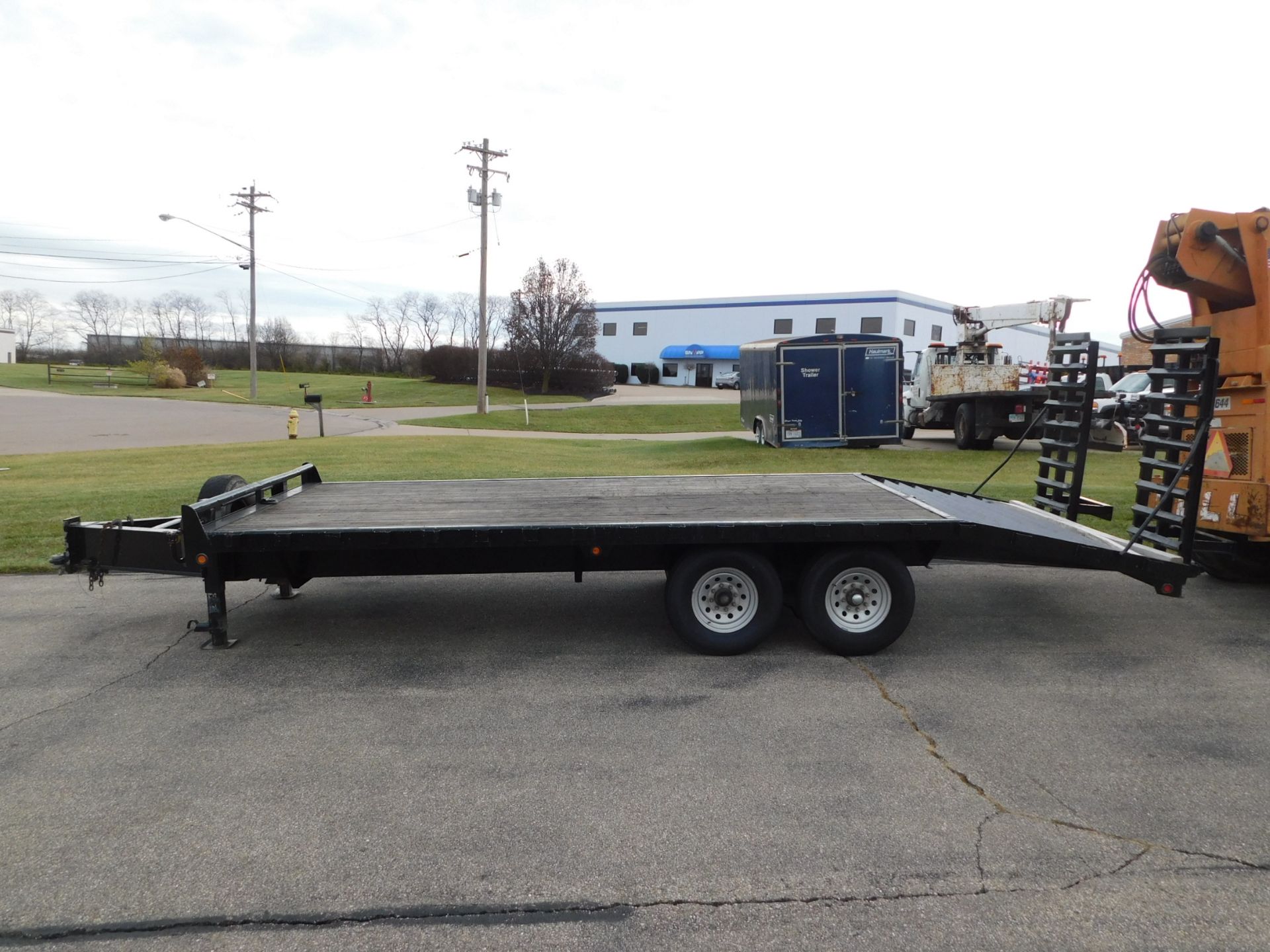 2009 Gatormade 21' Tandem Axle Equipment Trailer, 14,000 GVWR, 16' Deck with 5' Dovetail, 5' Trailer - Image 2 of 12