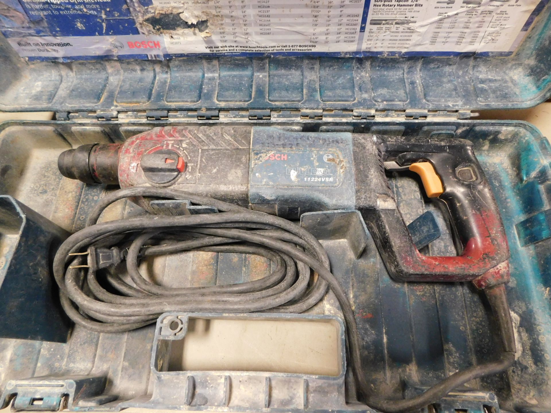 Bosch Bulldog 11224VSR Rotary Hammer Drill with Case