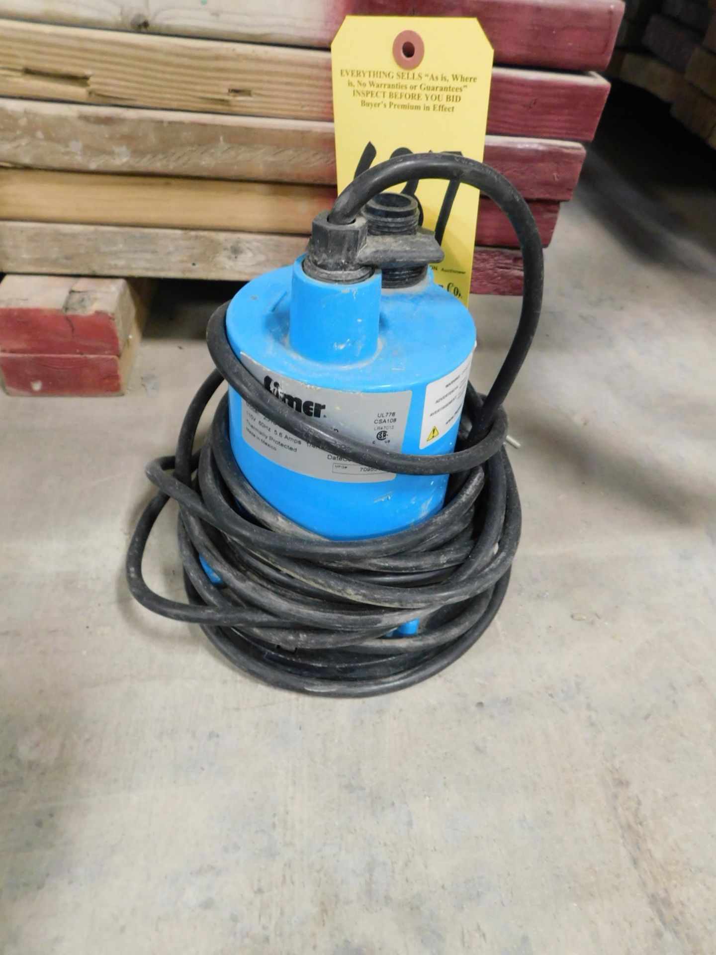 Simer Submersible Pump, Model 2310-04