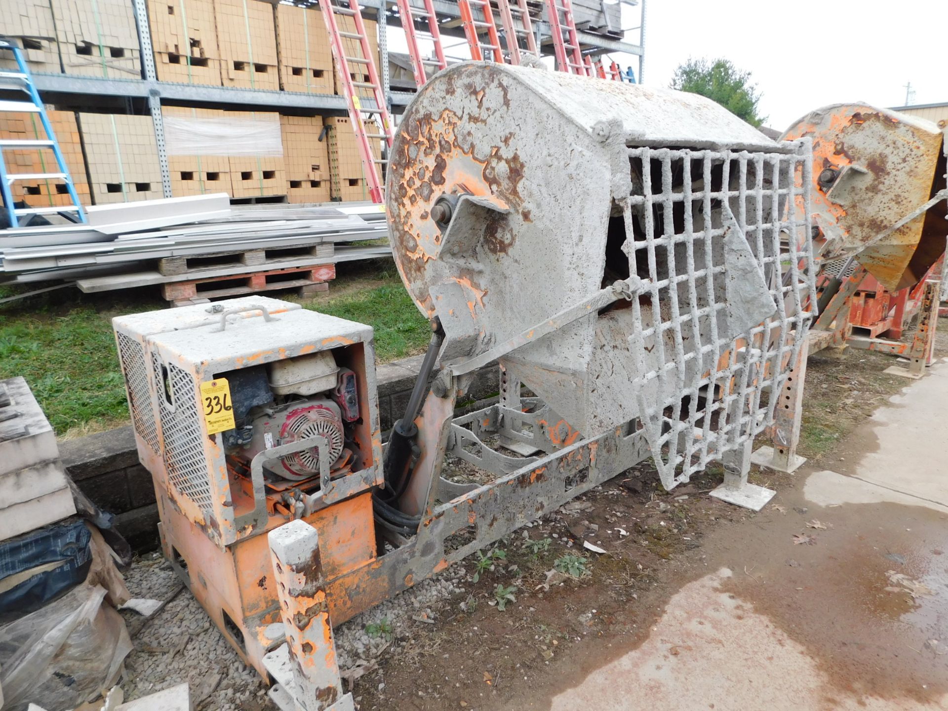 EZG MH-20 Mud Hog Mixer, 20 Cubic Feet, Hydraulic Dump, Honda 13 HP Gas Engine, Electric Start, s/ - Image 2 of 4