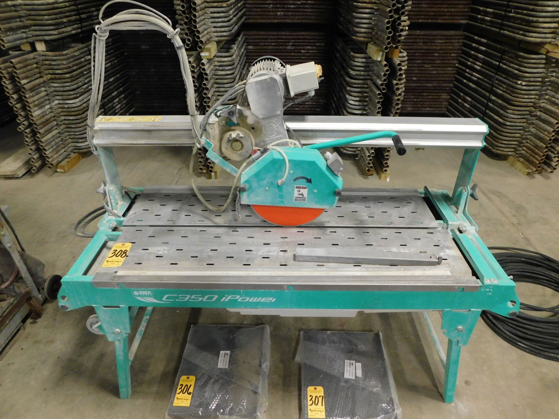 IMER C350 iPower Combicut Stone and Masonry Saw, 220/1/60, 14" Blade