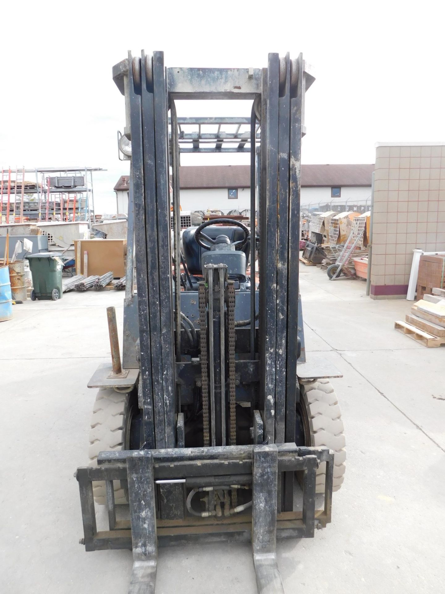 Toyota Model 42-6FGCU25 Fork Lift, s/n 66130, 4,950 Lb. Capacity, LP, Side Shift, 3-Stage Mast, - Image 9 of 22