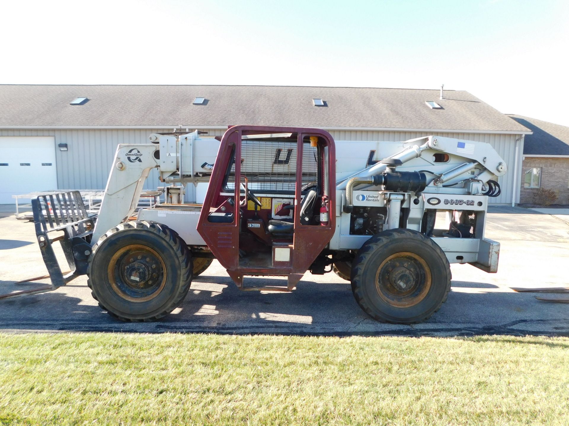 1999 Lull Model 844C-42 Telehandler, s/n Unknown, 8,000 Lb. Lift Capacity, 42’ Reach Height, 9,045