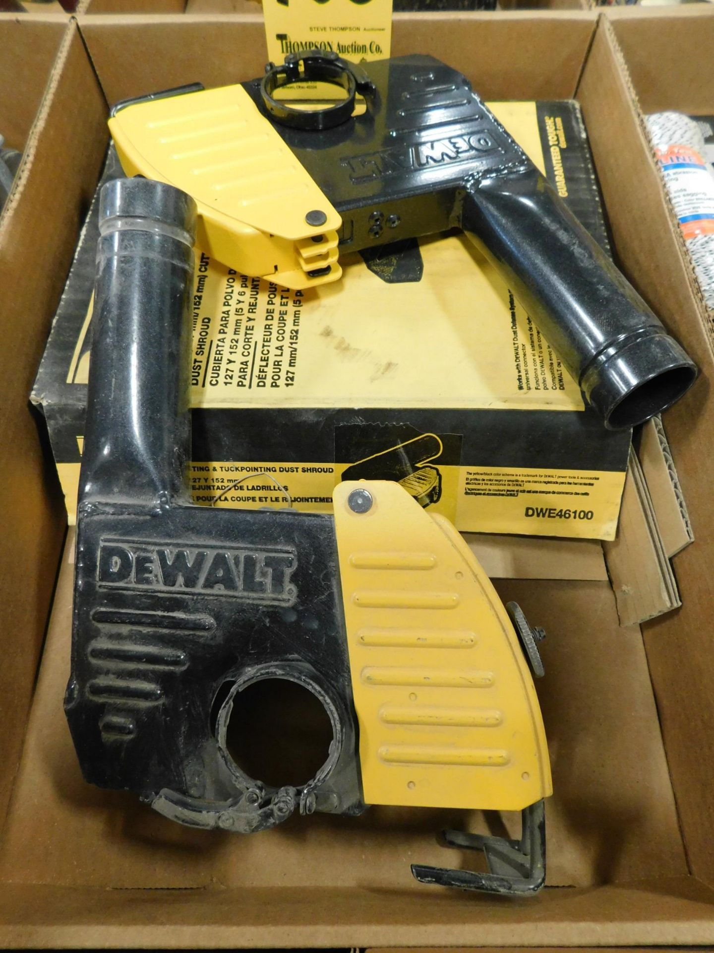 (2) Dewalt 5" and 6" Cutting and Tuckpointing Dust Shrouds