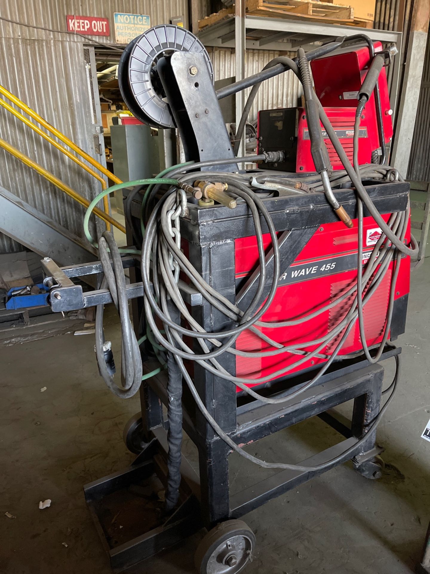 Lincoln Electric POWER WAVE 455 Mig Welder with Wire Feed - Image 7 of 7