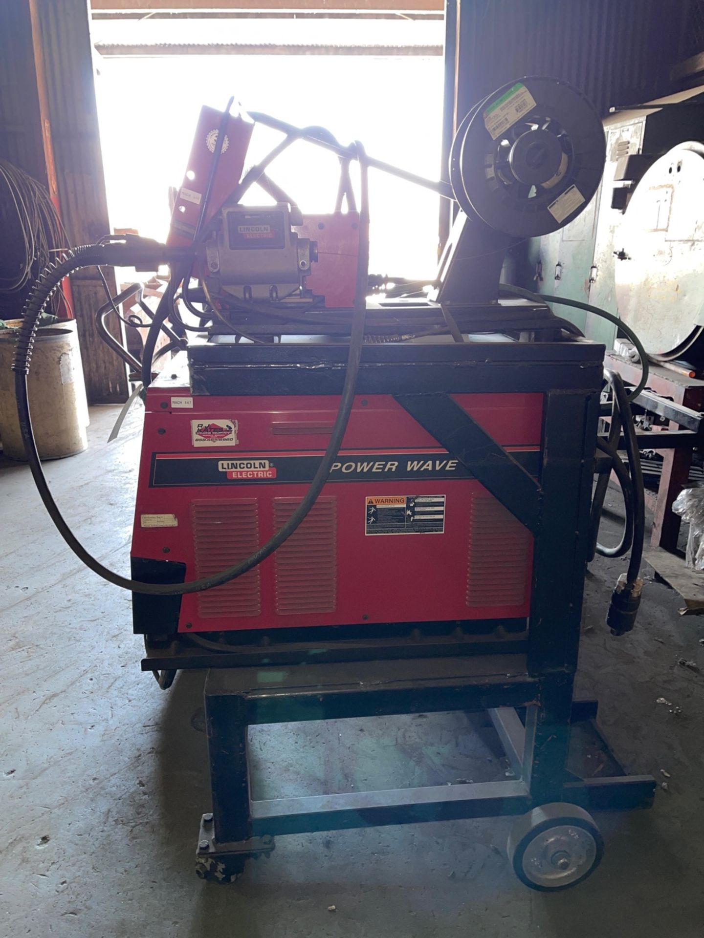 Lincoln Electric POWER WAVE 455 Mig Welder with Wire Feed - Image 4 of 7