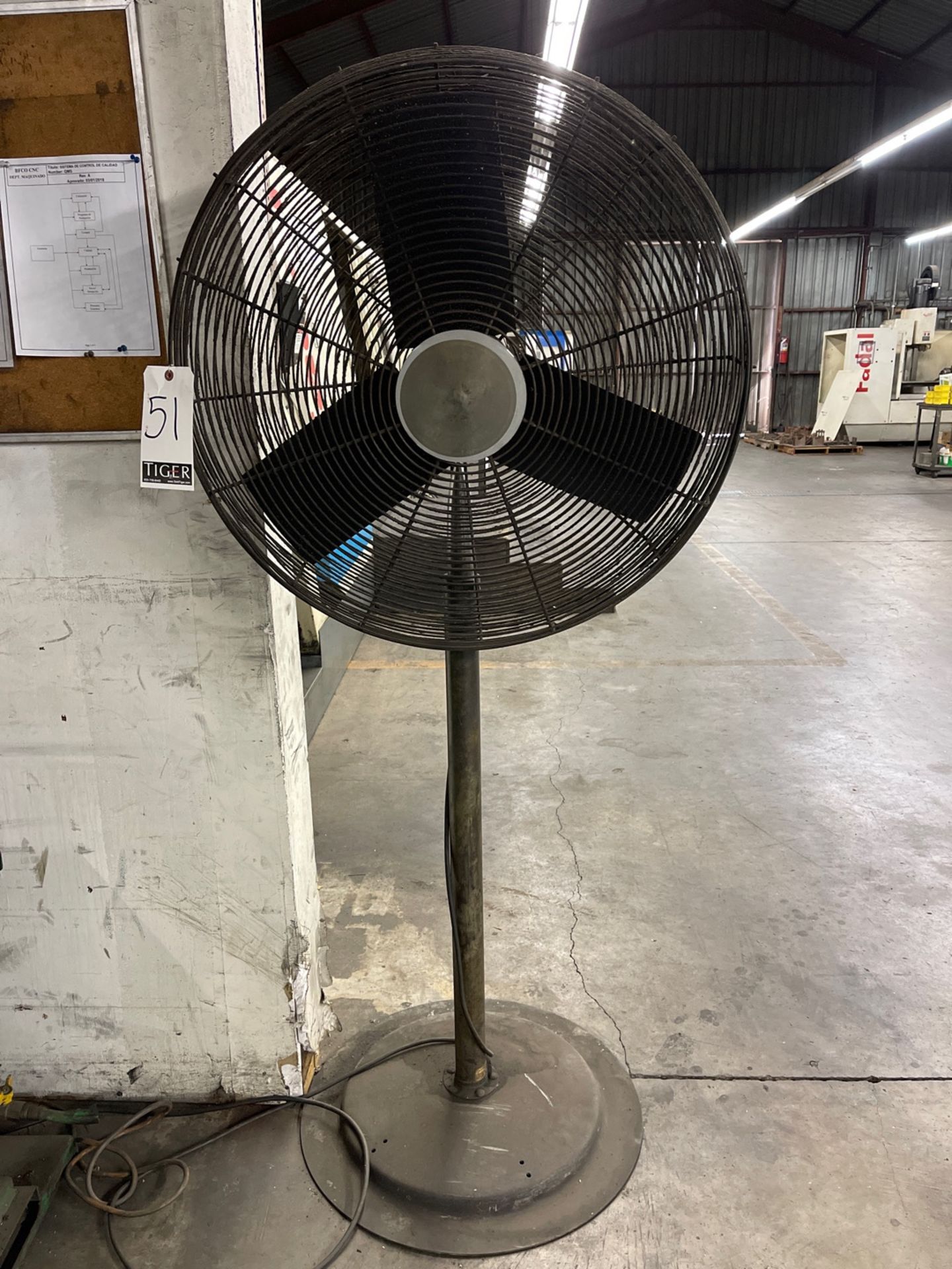 Lot (2) Pedestal Fans