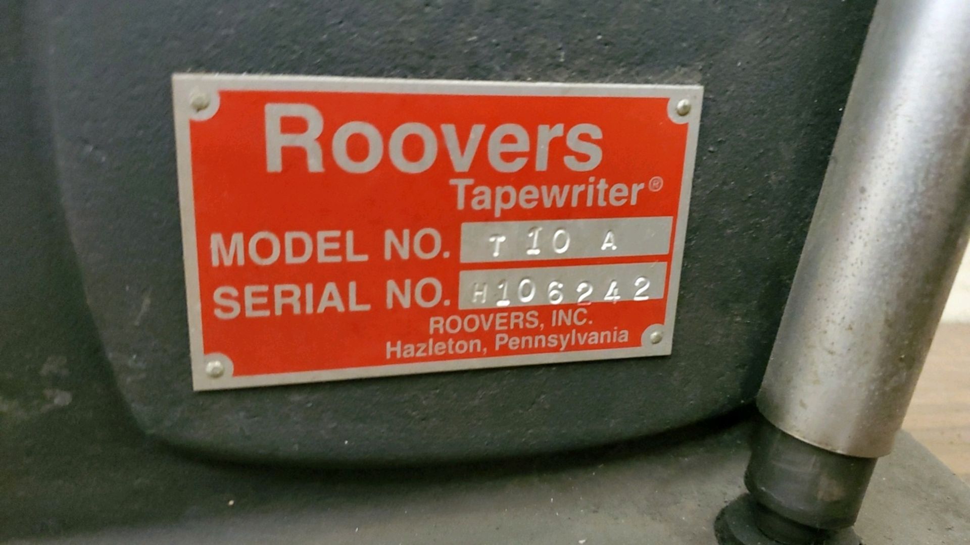 Lot (2) Roovers Tapewriters - Image 4 of 6