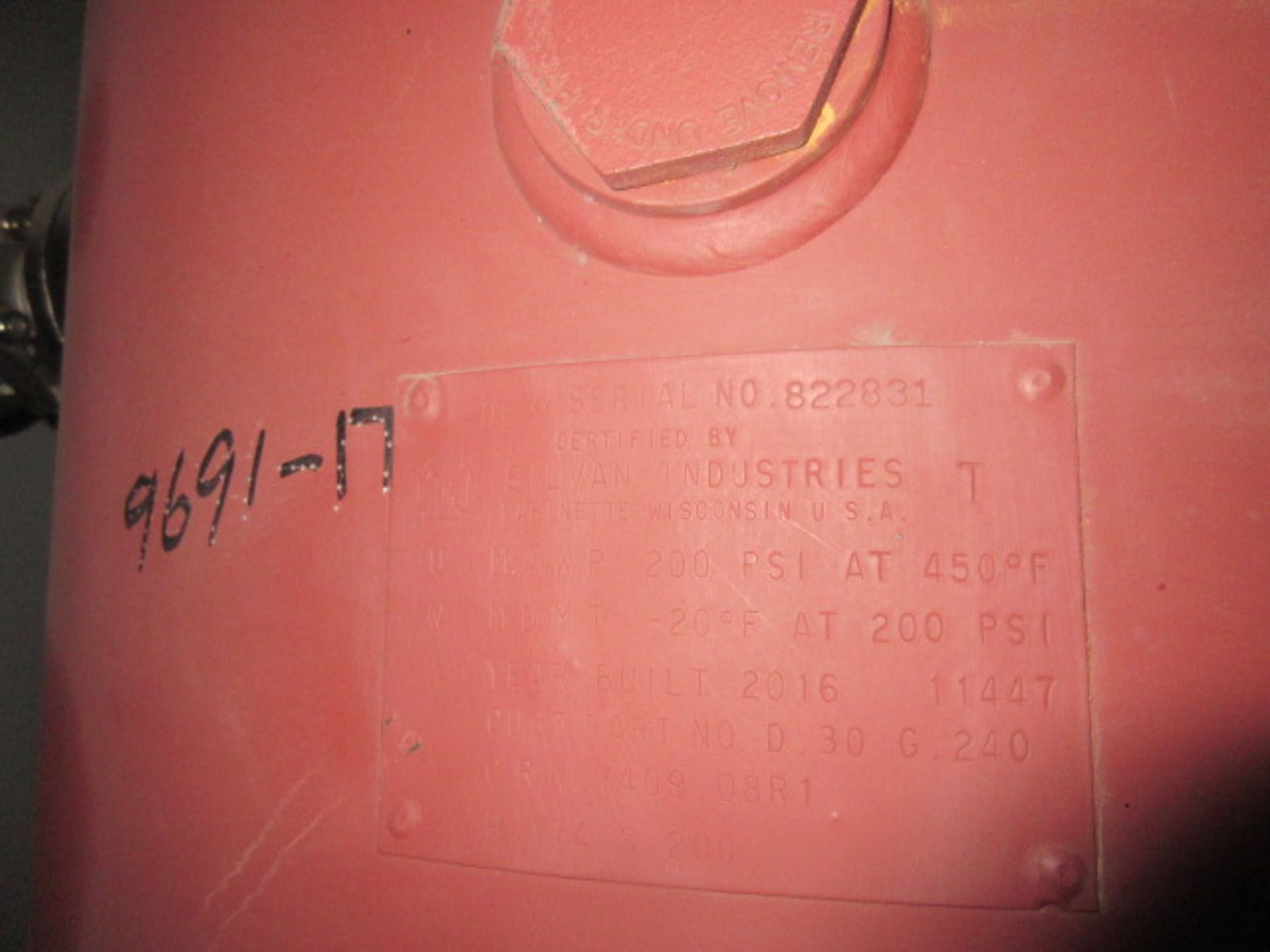 Vertical Air Receiver Tank - Image 3 of 3