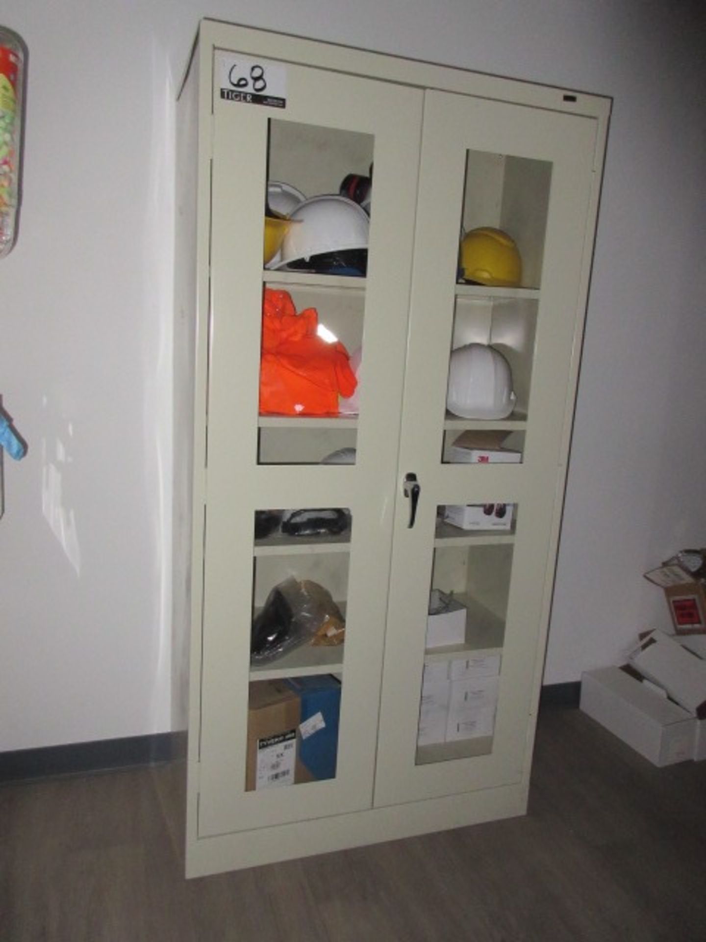 Storage Cabinet, w/- Assorted PPE - Image 2 of 4