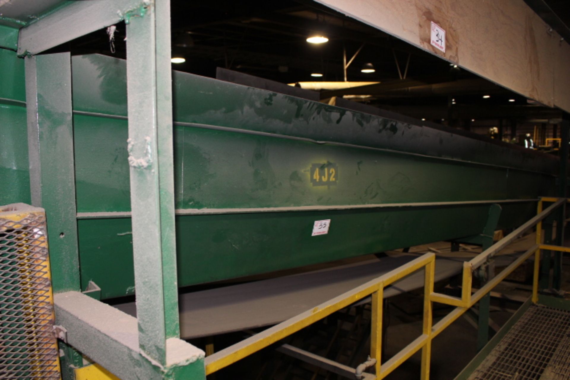 36" X 68' BELT CONVEYOR, OUTFEED FROM CONVEYOR 4B2, ASSET NO. 4J2, 7.5 HPMOTOR & 60/1 RADICON, 575V