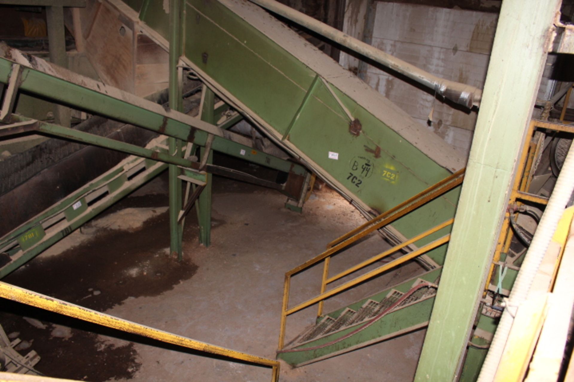 18" X 35' WASTE CONVEYOR, FROM CHIPPER TO BM & M CHIP SCREEN, NO. 7C2,