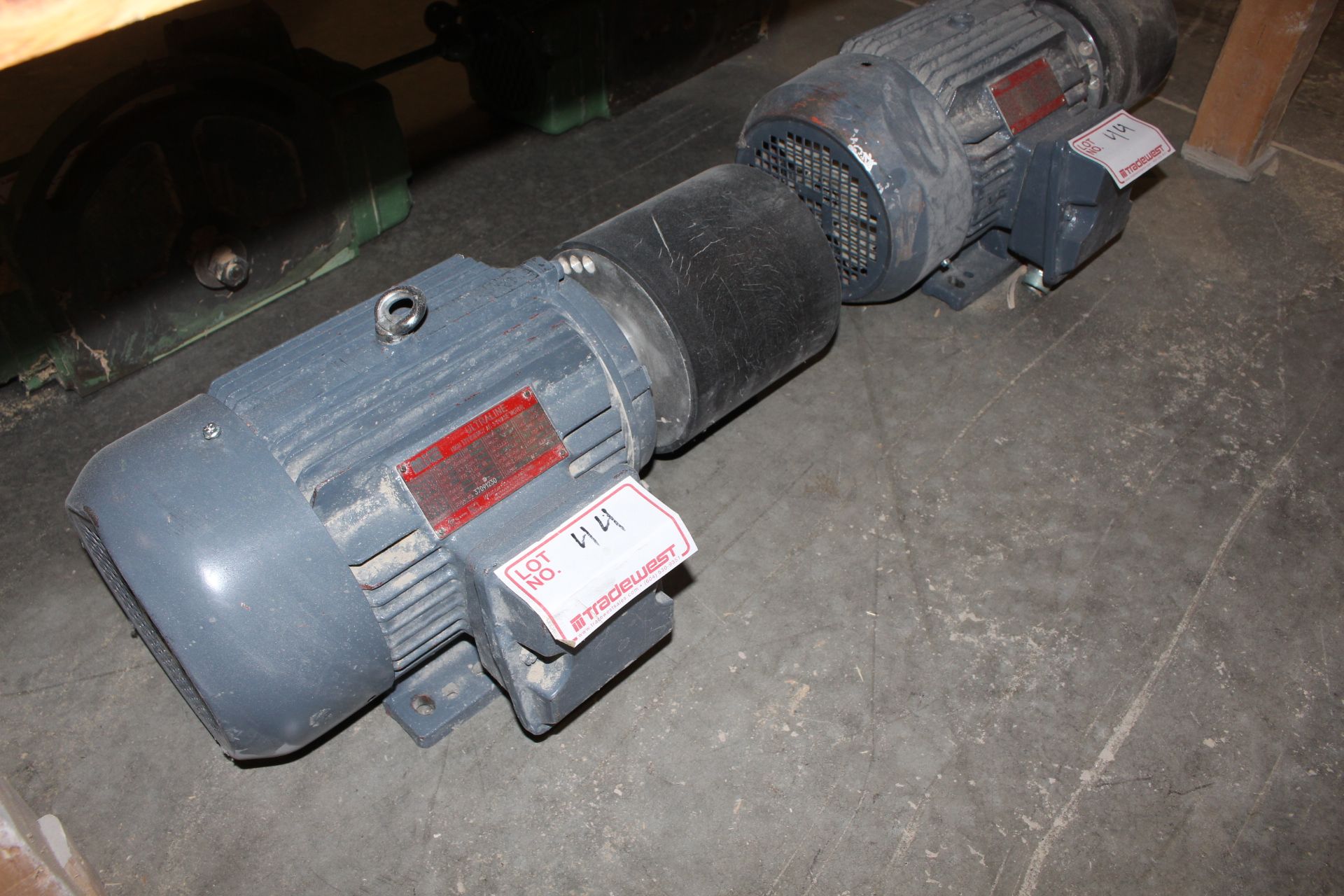 (2) 5HP ELECTRIC MOTORS, 208-230/460V, 1750 RPM - Image 2 of 2