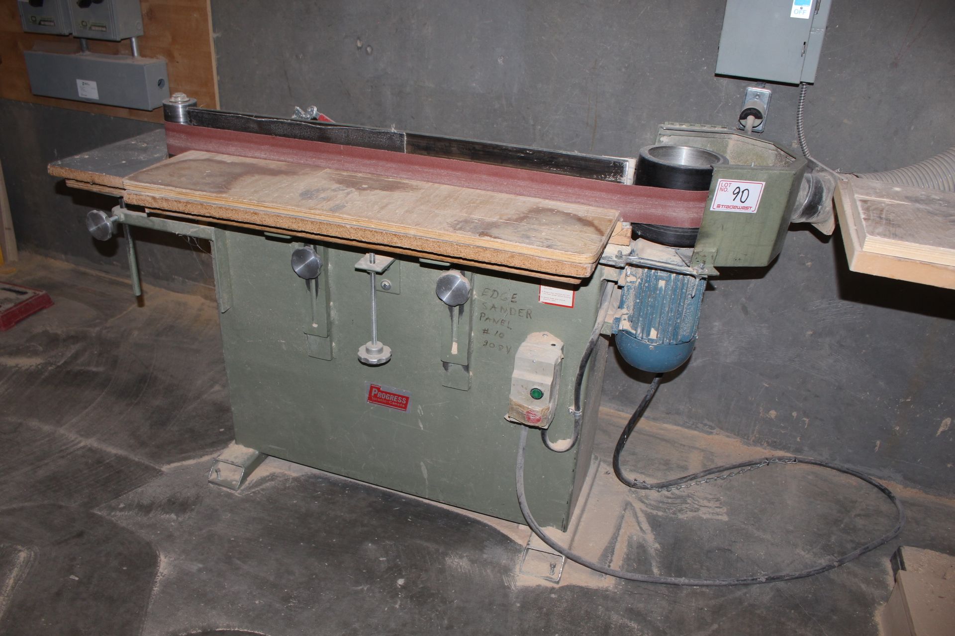 PROGRESS FMC-150 EDGE SANDER, 2HP, 220/460V, 3PH