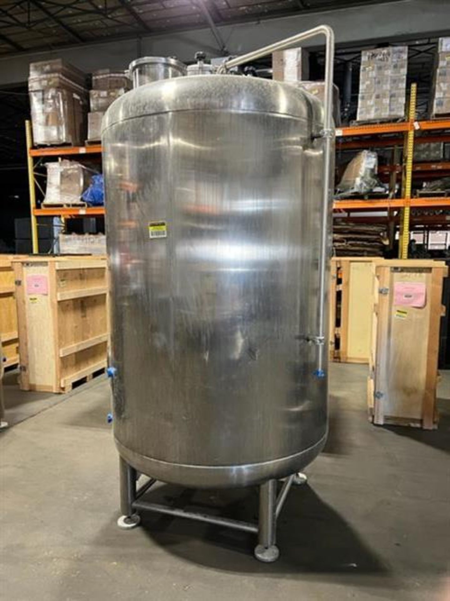 Fronhofer 25BBL 775 gallon stainless steel Brite tank - Image 2 of 7