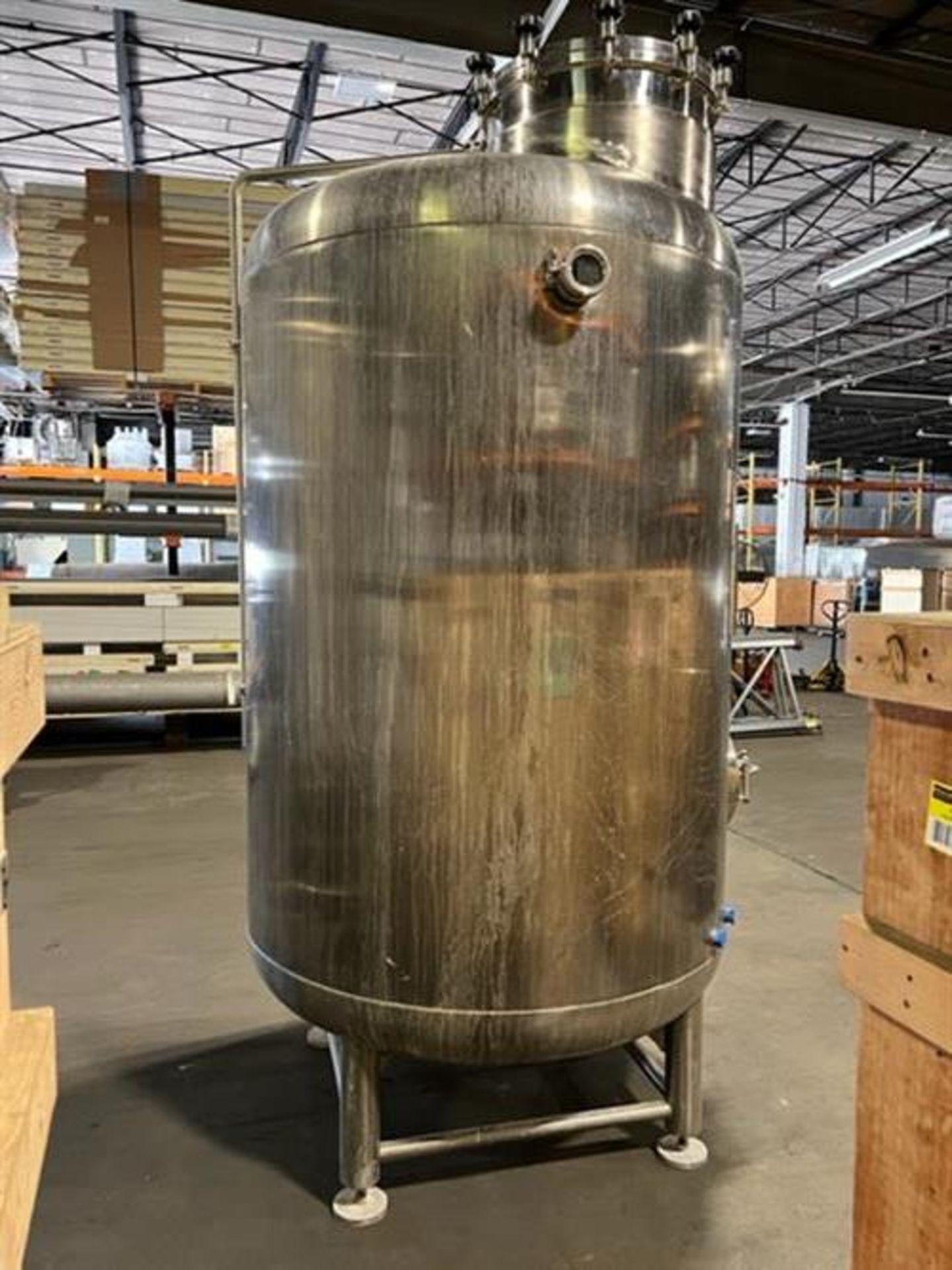 Fronhofer 25BBL 775 gallon stainless steel Brite tank - Image 3 of 7