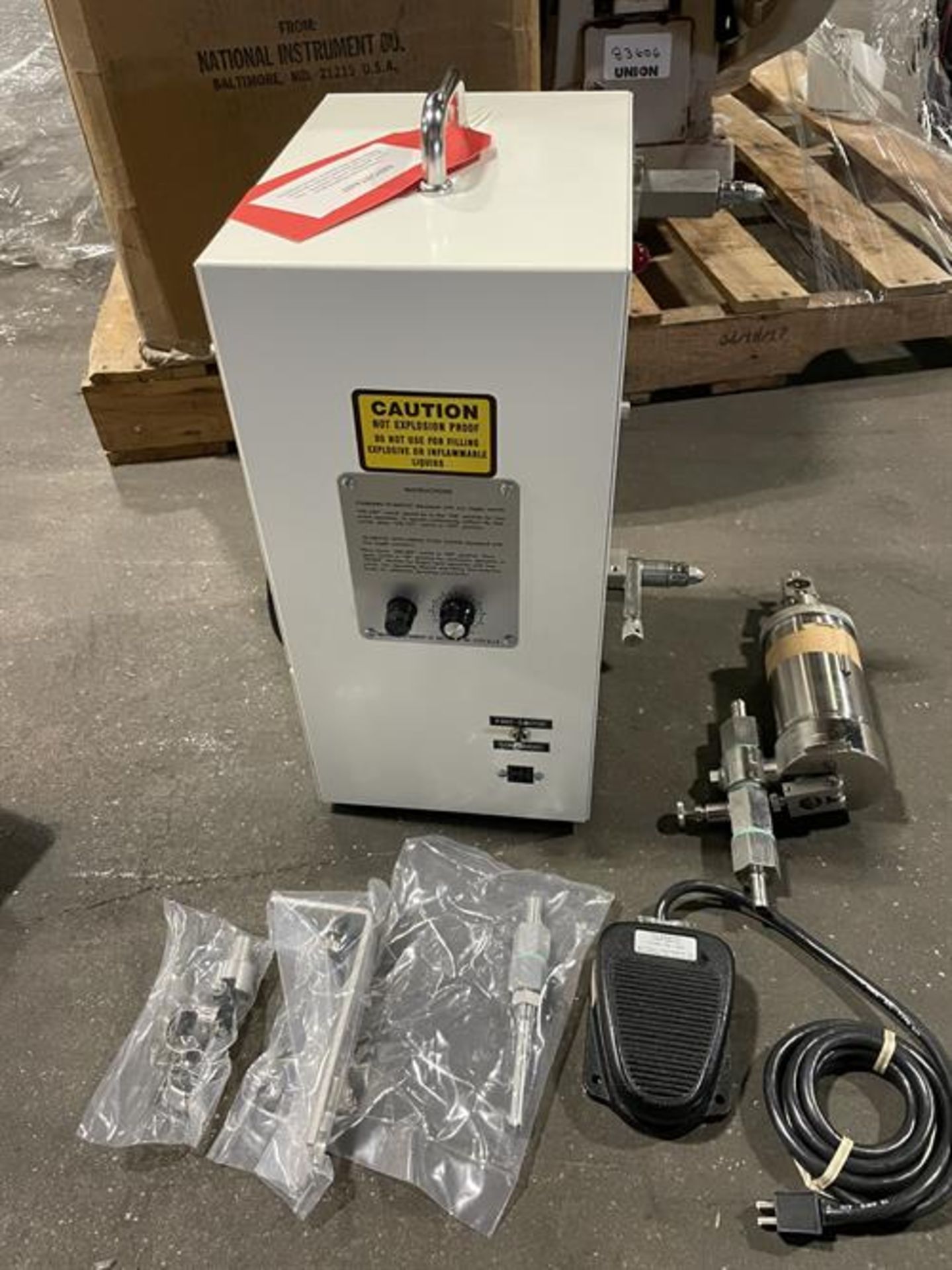 National Instruments Filamatic model AB-8 Piston Filler - Purchased new and never used - FUS260,
