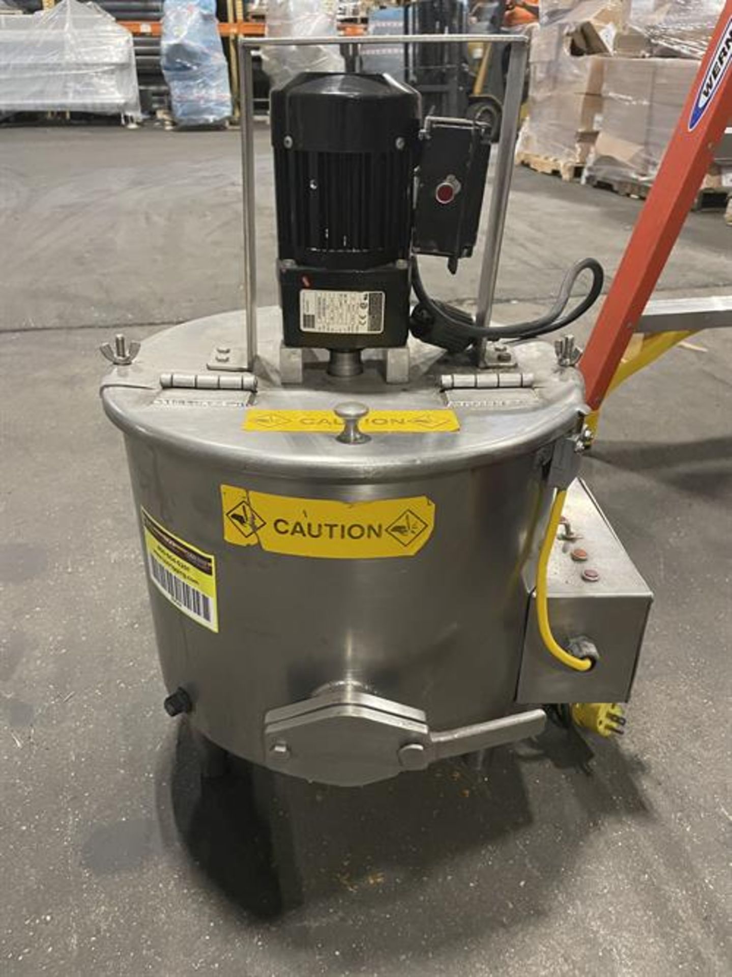 Savage 50-lb SS Chocolate Melter - Model 50 C.M.T. - Serial number 138 - Jacketed and agitated
