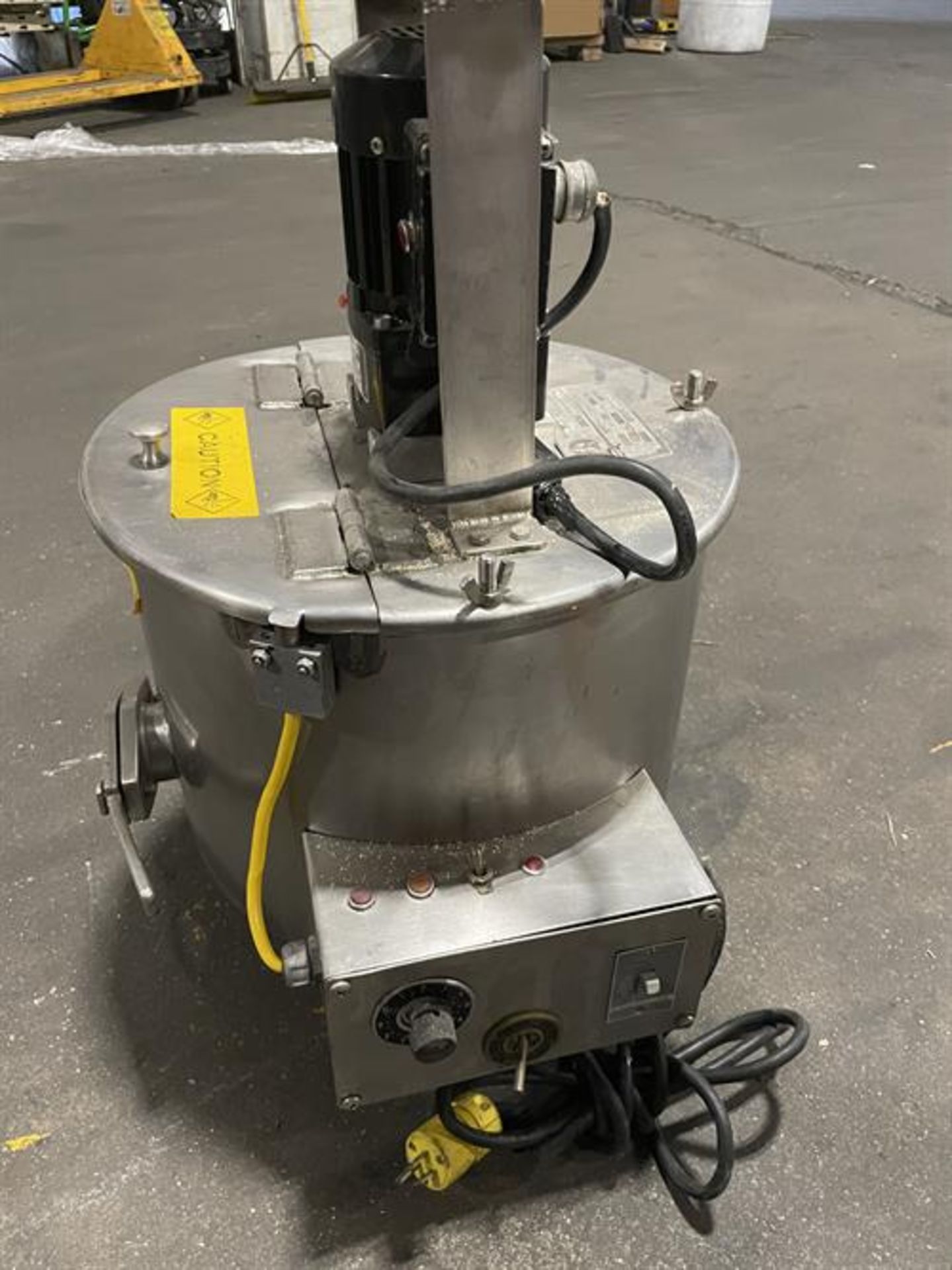 Savage 50-lb SS Chocolate Melter - Model 50 C.M.T. - Serial number 138 - Jacketed and agitated - Image 5 of 7