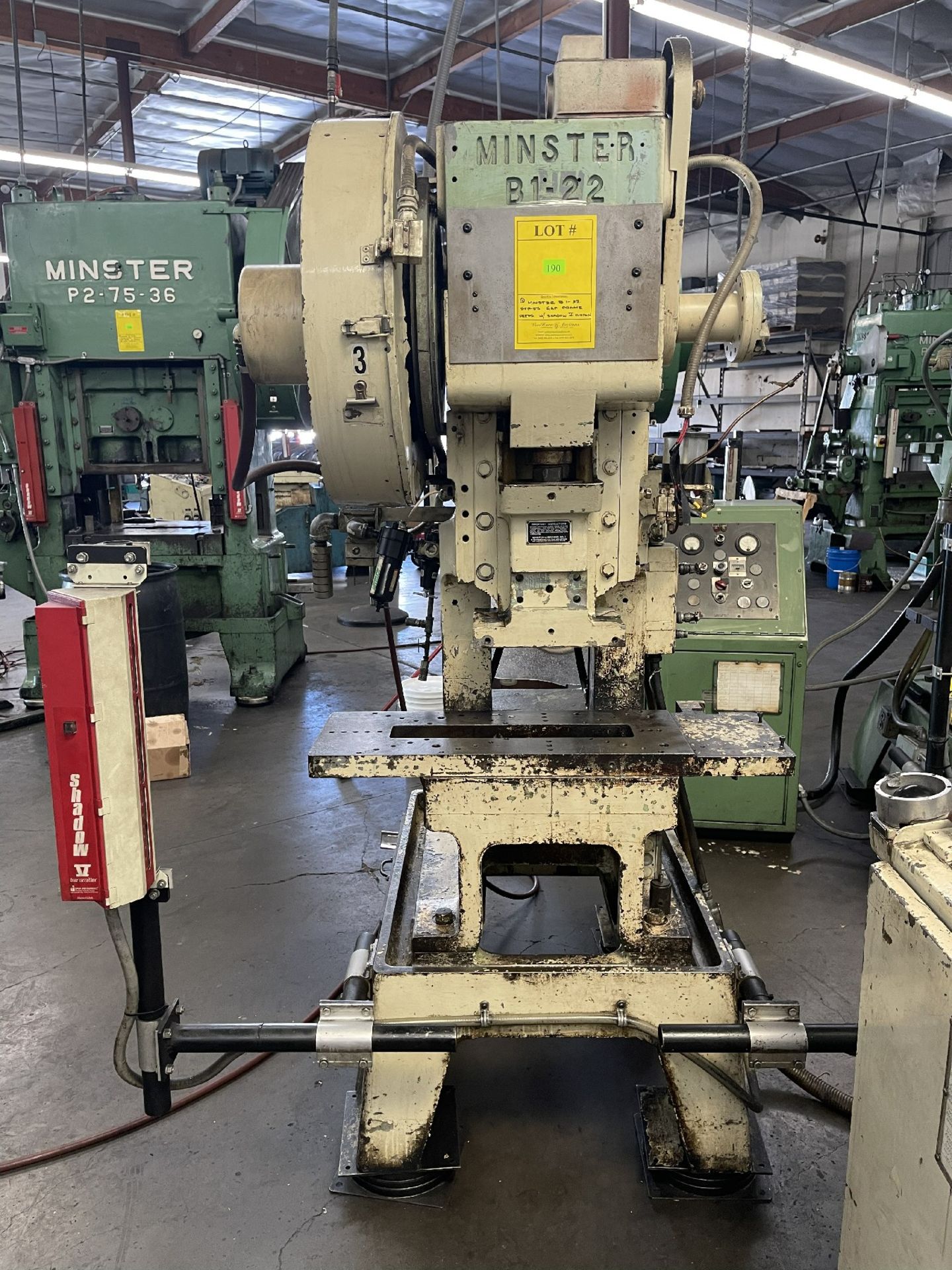 MINSTER B 1-22 SERIES GAP FRAME PRESS W/ SHADOW II