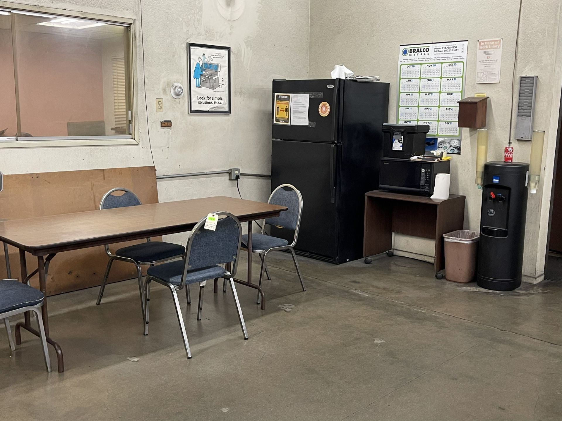 ALL CORNER TABLE , CHAIRS , REFRIGERATOR & MORE