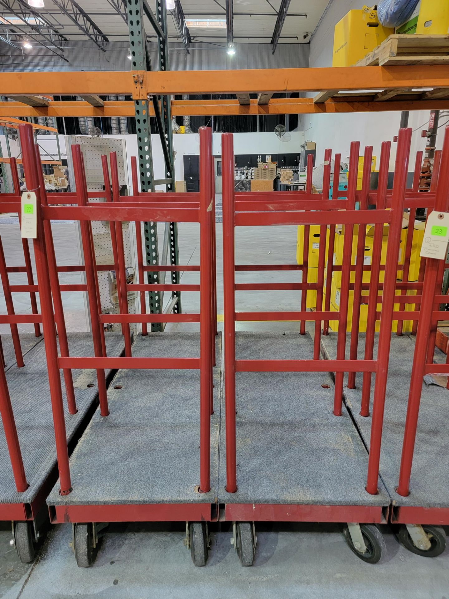 RED PLATFORM CARTS