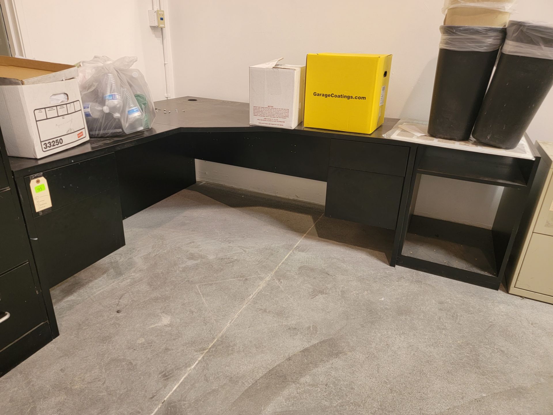 BLACK CORNER DESKS