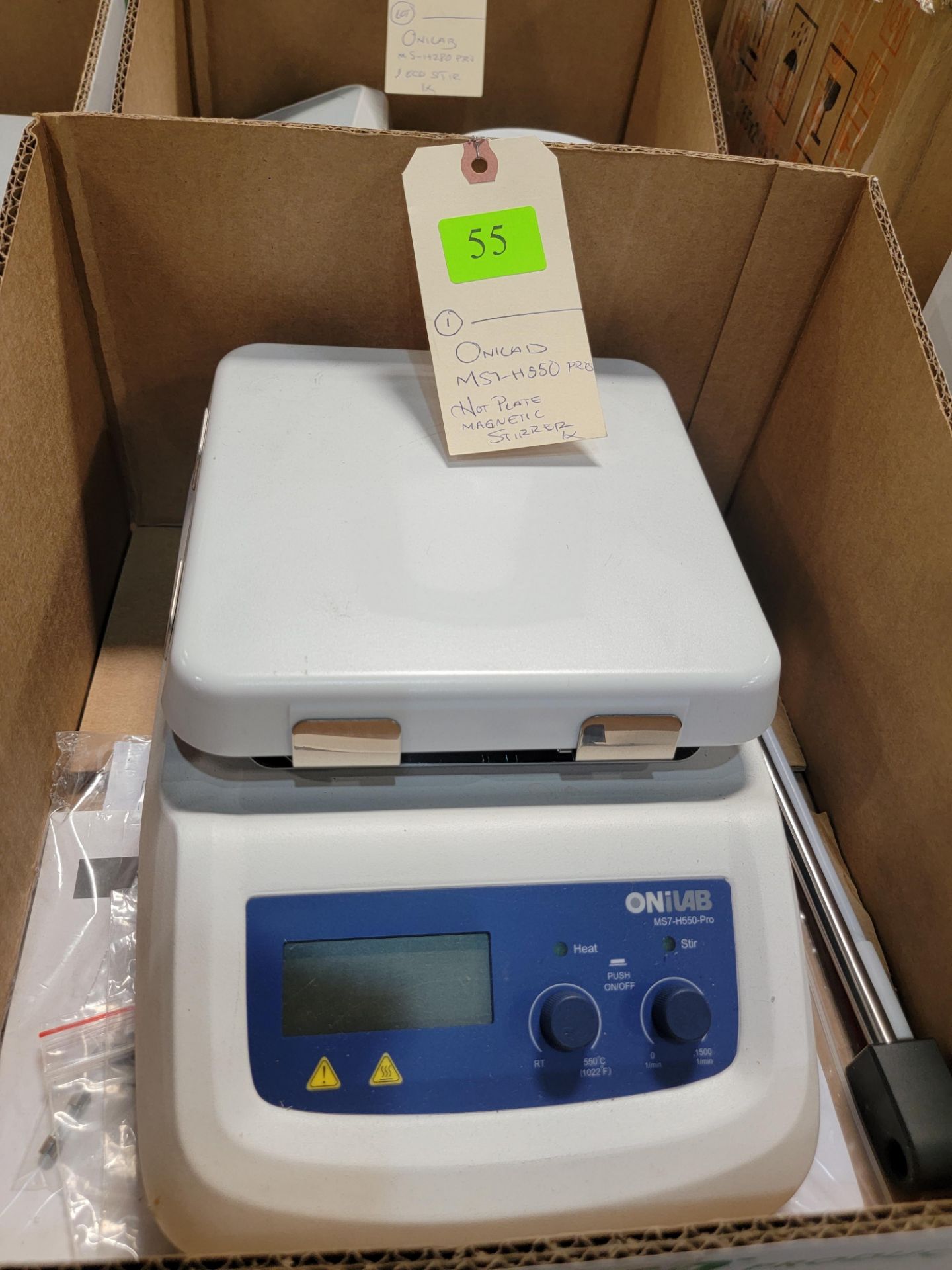 ONILAB MS7-H550 PRO HOT PLATE MAGNETIC STIRRER 1X - Image 2 of 2