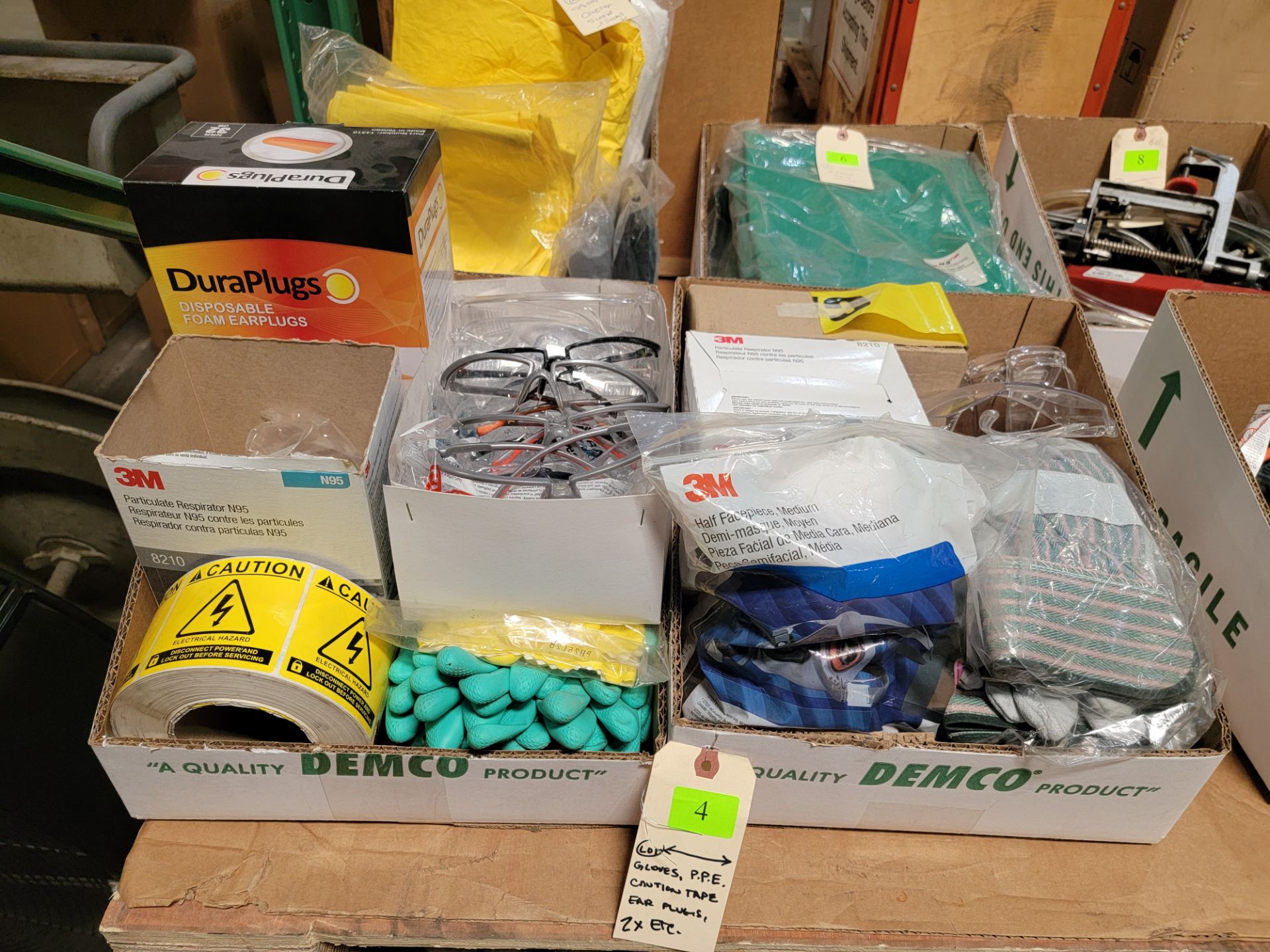 GLOVES, PPE, CAUTION TAPE, EAR PLUGS & MORE 2X