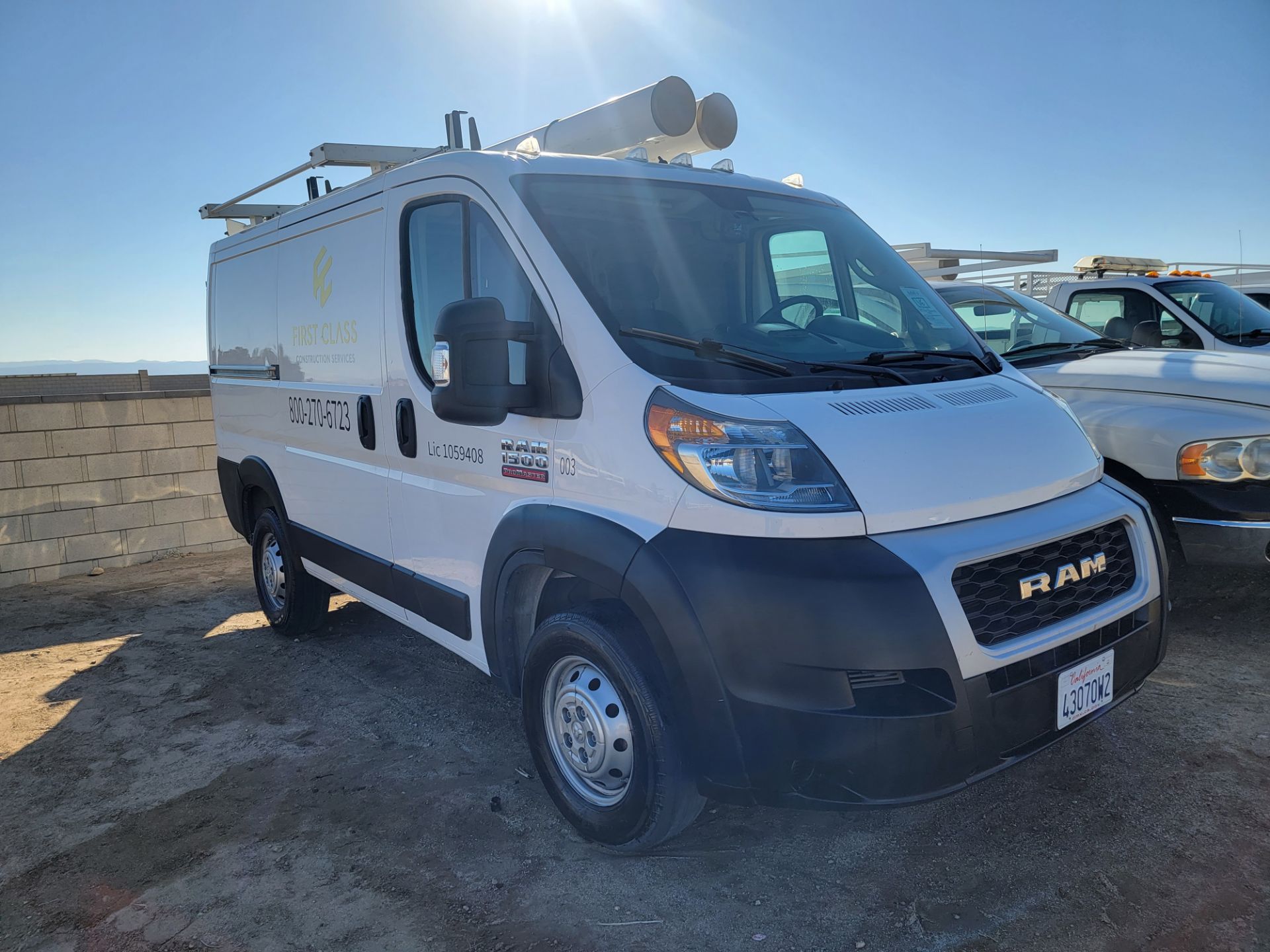 2019 RAM PROMASTER 1500 W/ LYTX DRIVE CAM - Image 6 of 27