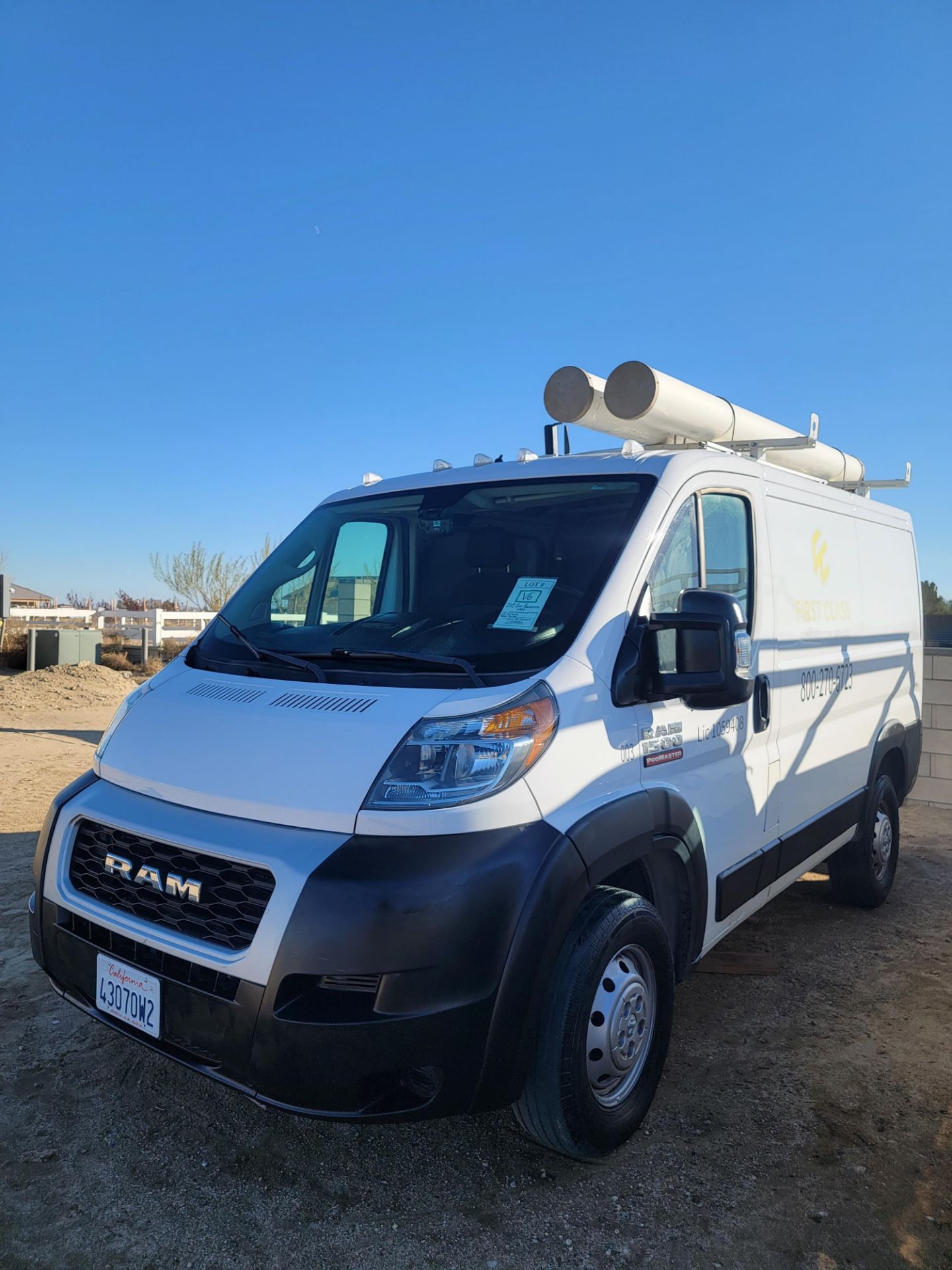 2019 RAM PROMASTER 1500 W/ LYTX DRIVE CAM - Image 2 of 27