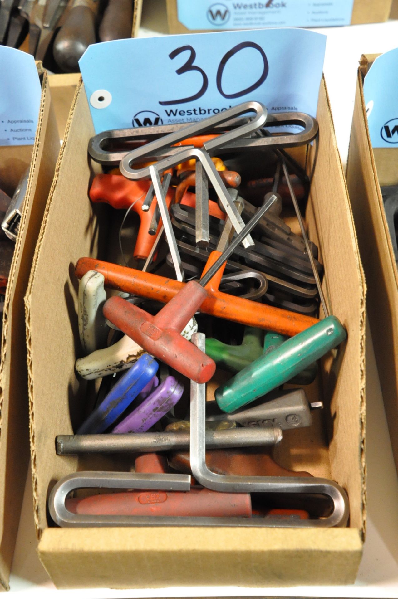 Lot-T Handle Allen Wrenches in (1) Box