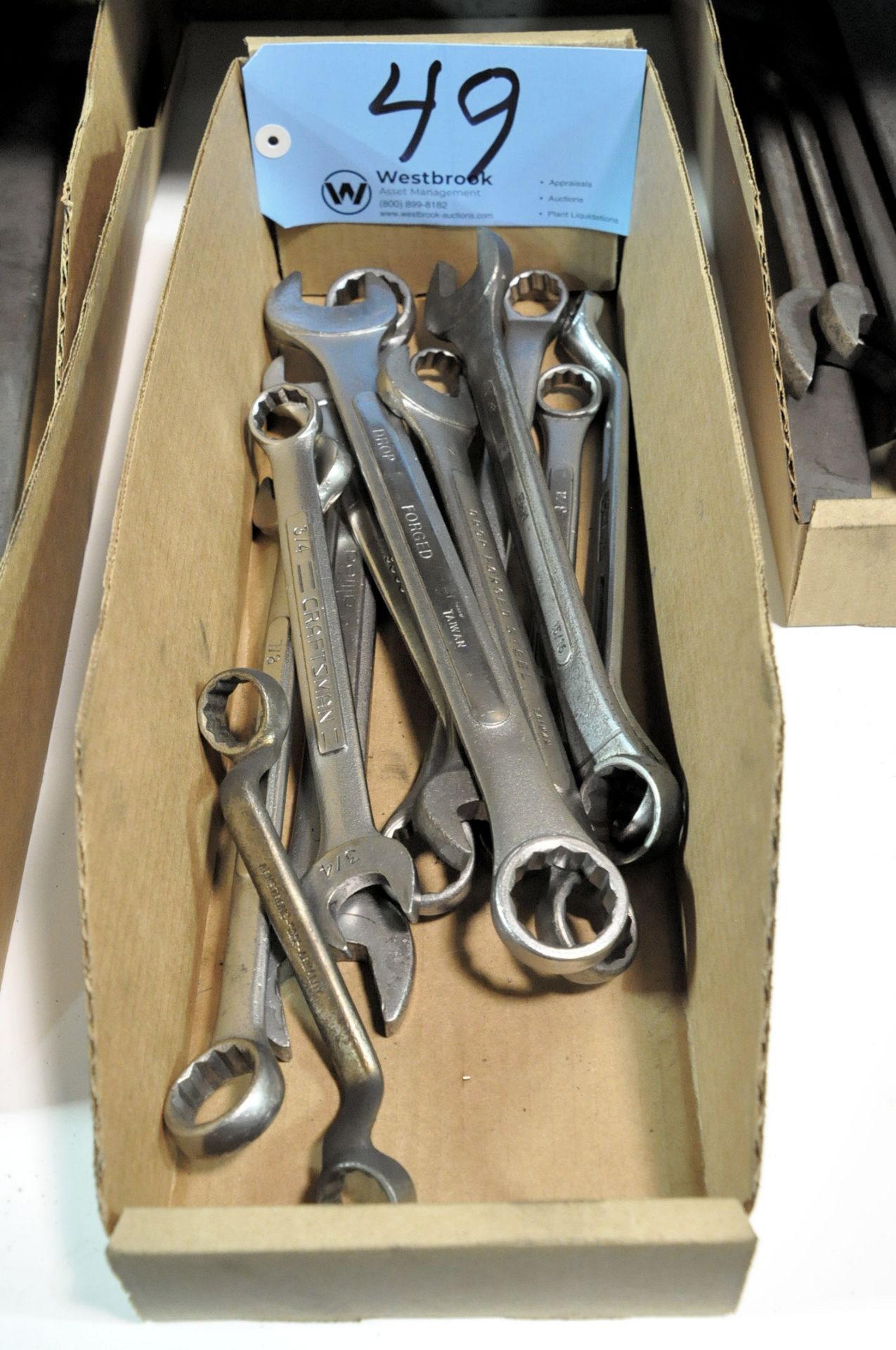 Lot-Mechanic's Wrenches in (1) Box