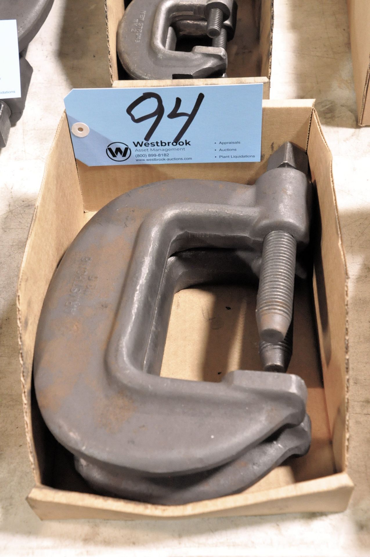 Lot-(2) 5" Die Clamps in (1) Box