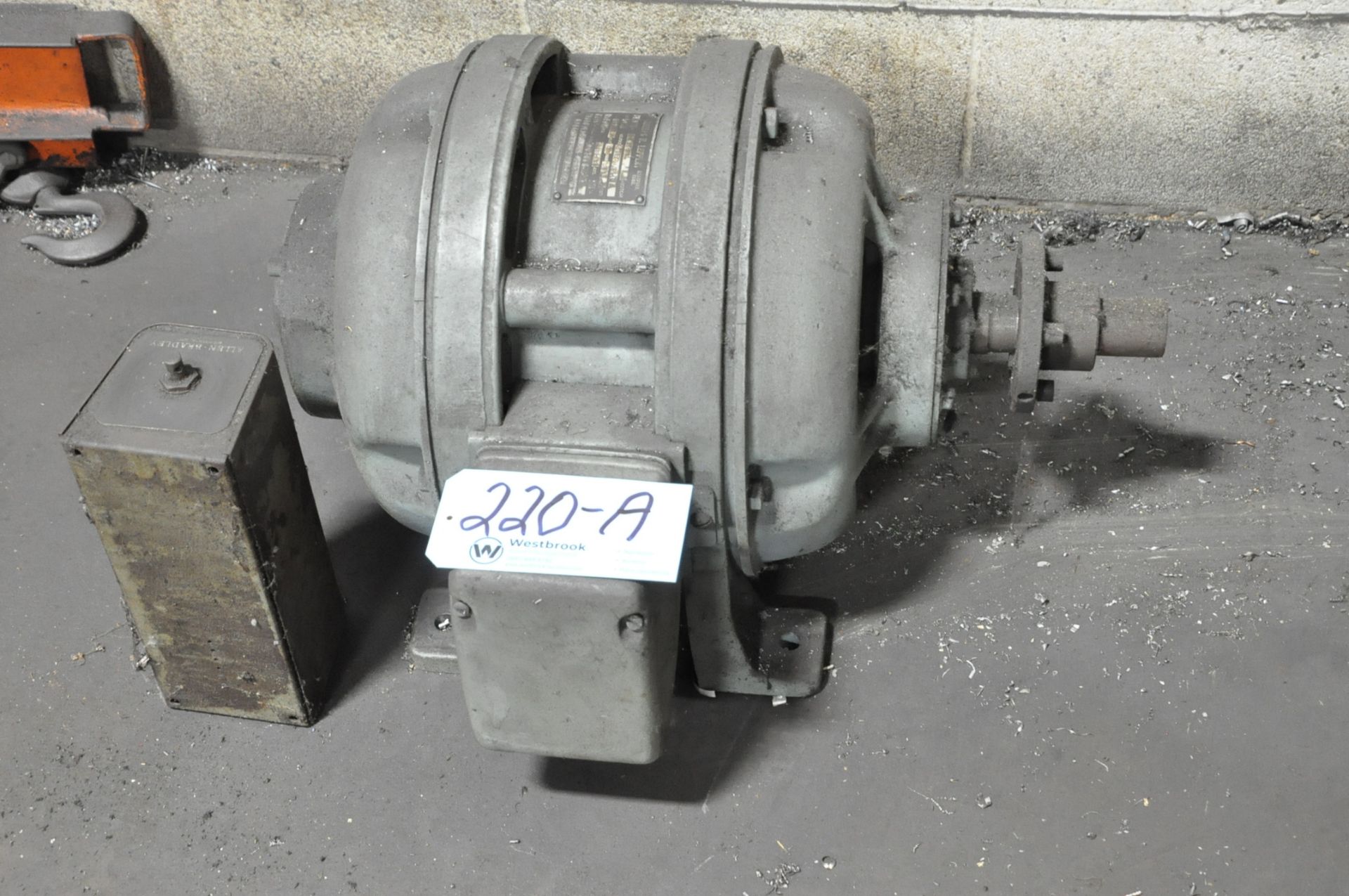 Pratt & Whitney 2A Jig Borer Motor, 4-Speed, 1 1/2-HP