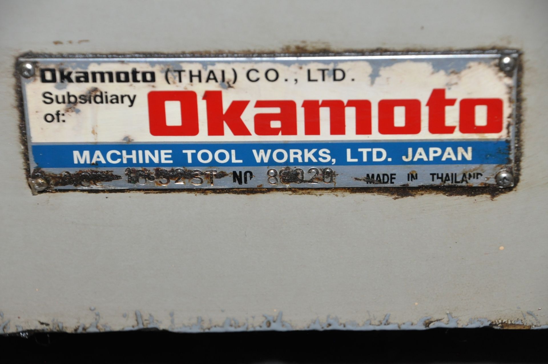 Okamoto Model ACC-16-32ST, 16" x 32" Automatic Hydraulic Surface Grinder - Image 5 of 5