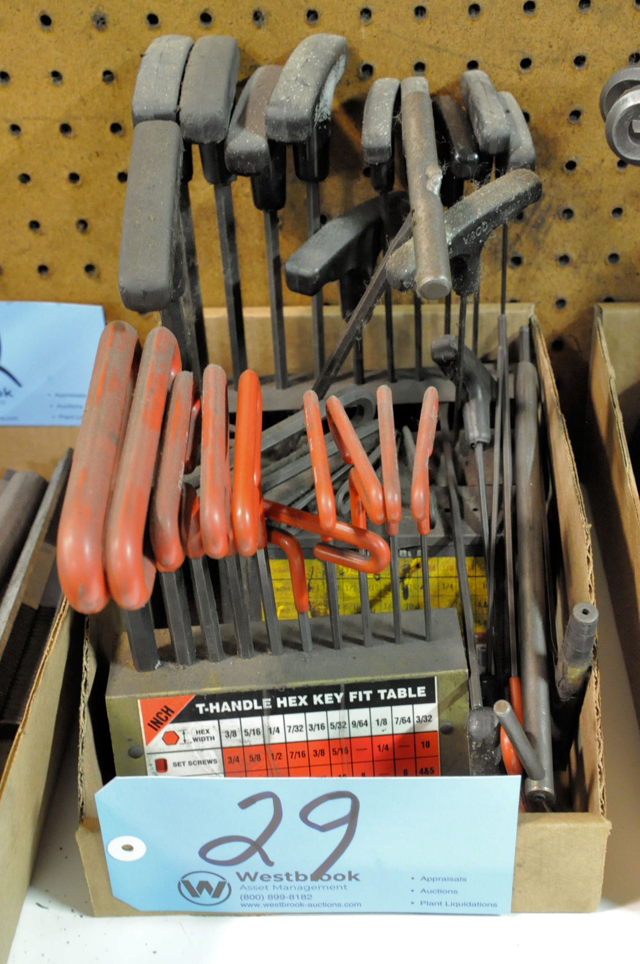 Lot-T Handle Allen Wrenches in (1) Box
