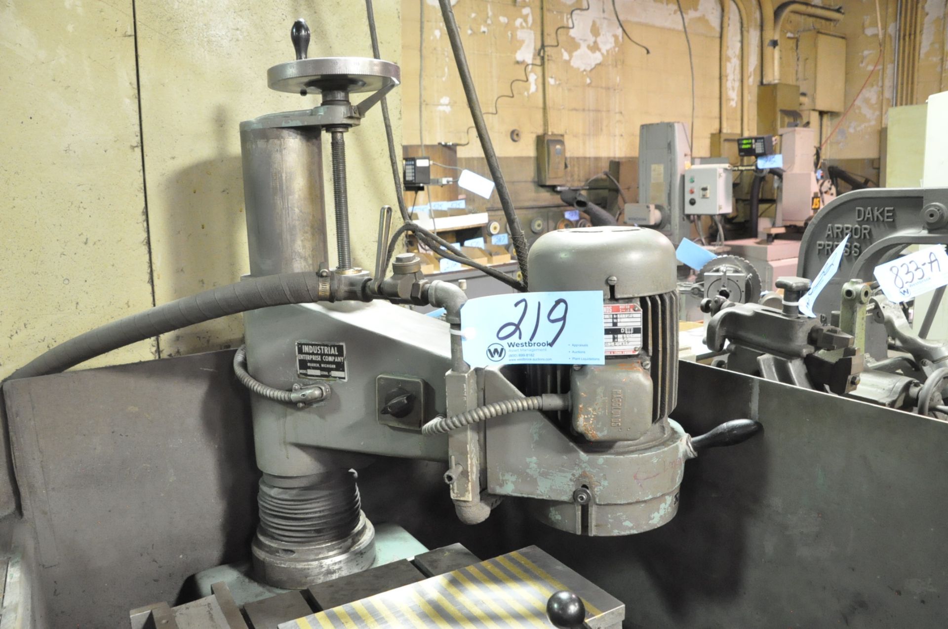 Nyberg-Westerberg 58-1, 8" Vertical Wheel Grinder - Image 3 of 5