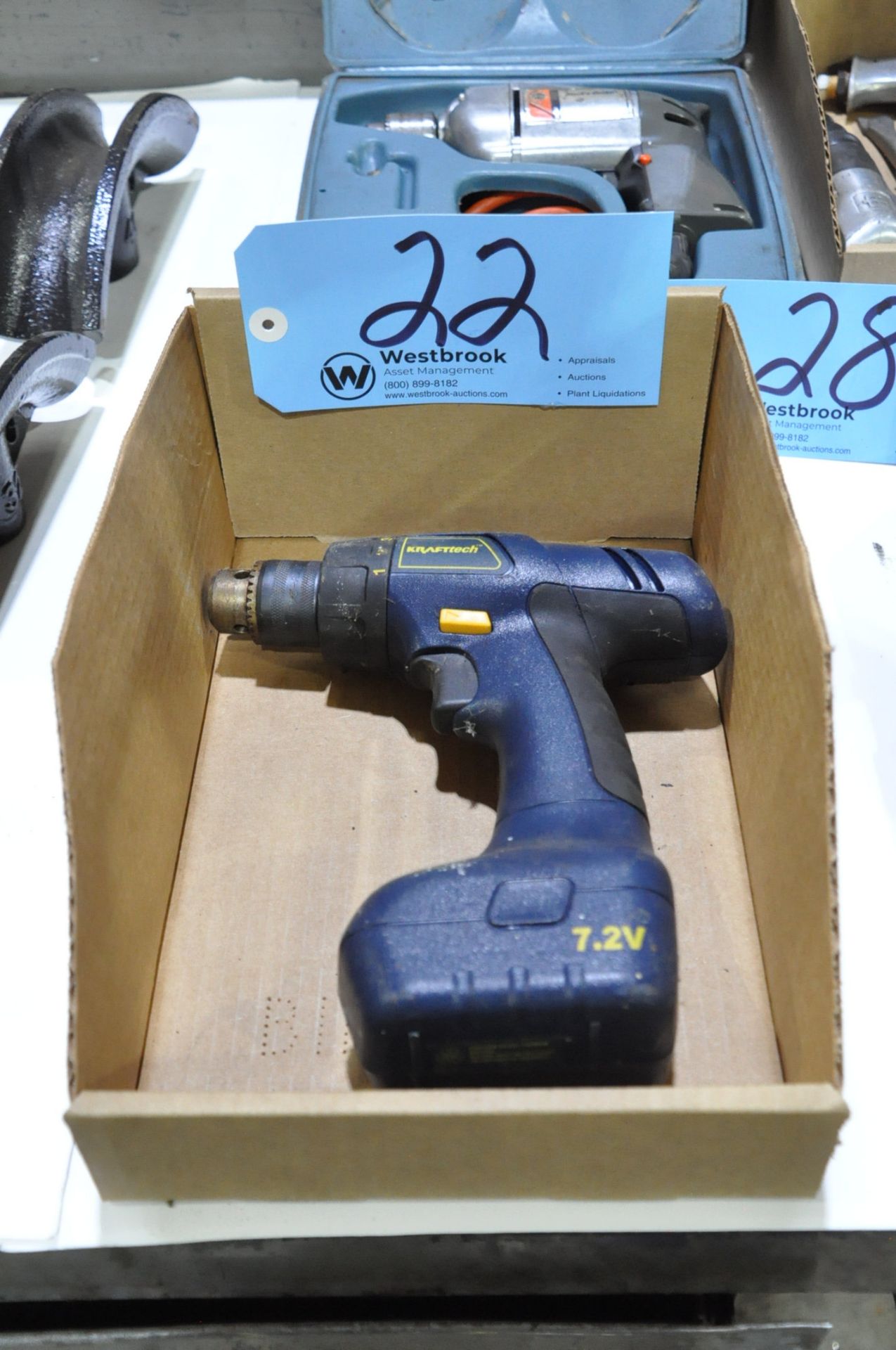 Kraftech 7.2-Volt 3/8" Cordless Drill in (1) Box