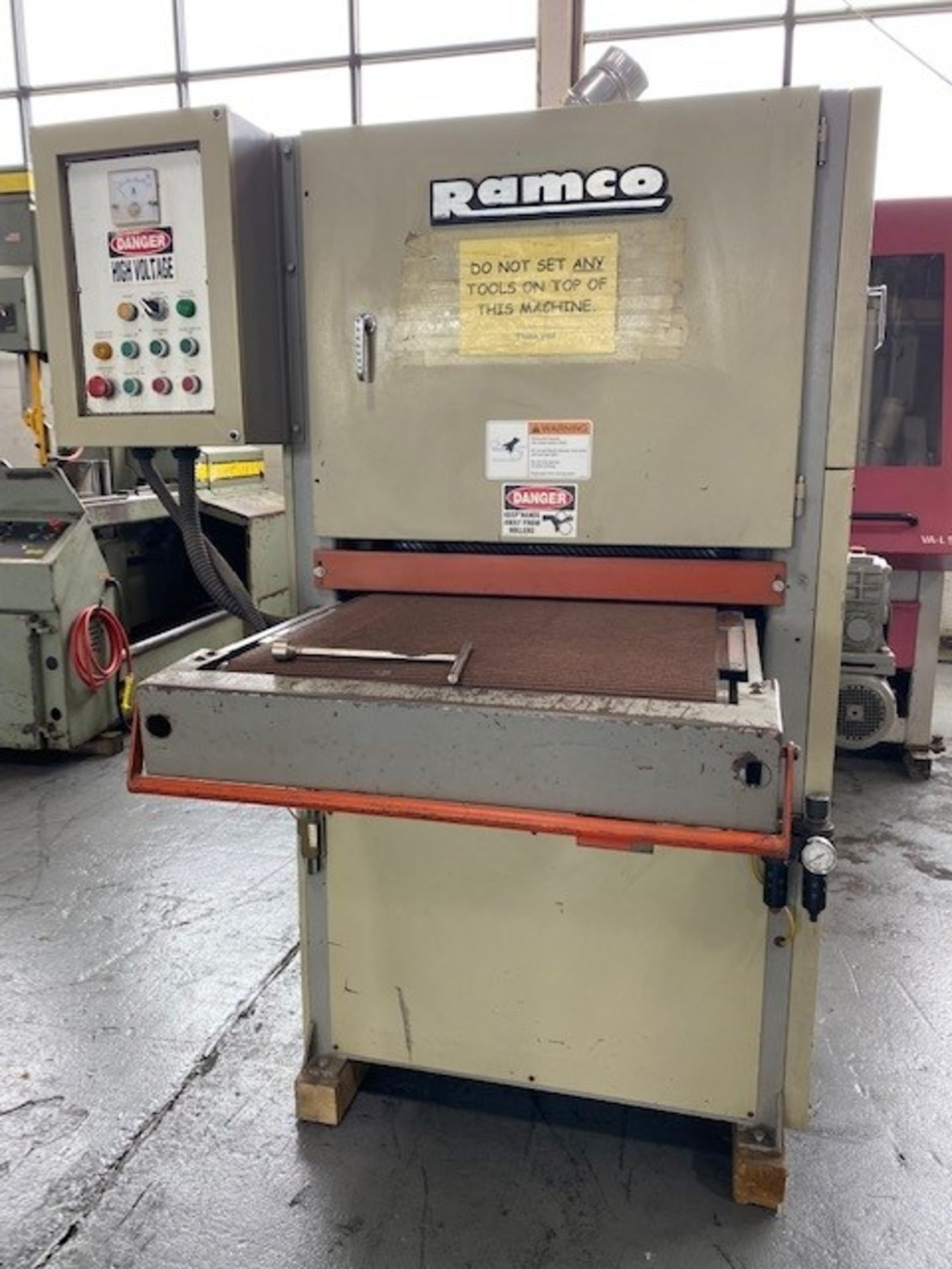 Ramco 25" Wide Belt Metal Finishing Machine