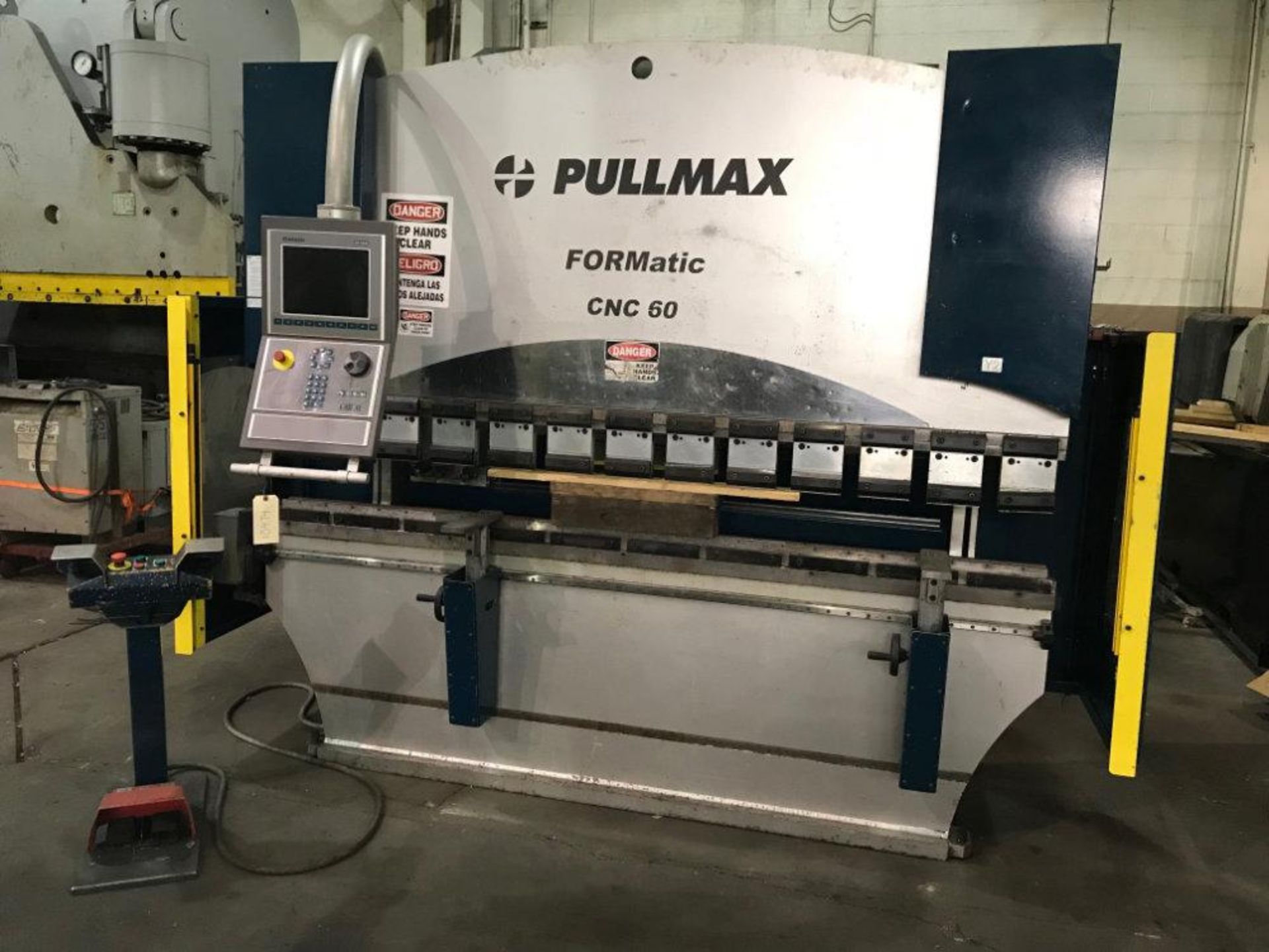 Pullmax / Baykal 67 Ton Hydraulic CNC Press Brake, Model Formatic 60, 67 Ton x 8', 5-Axis CNC,(2006)