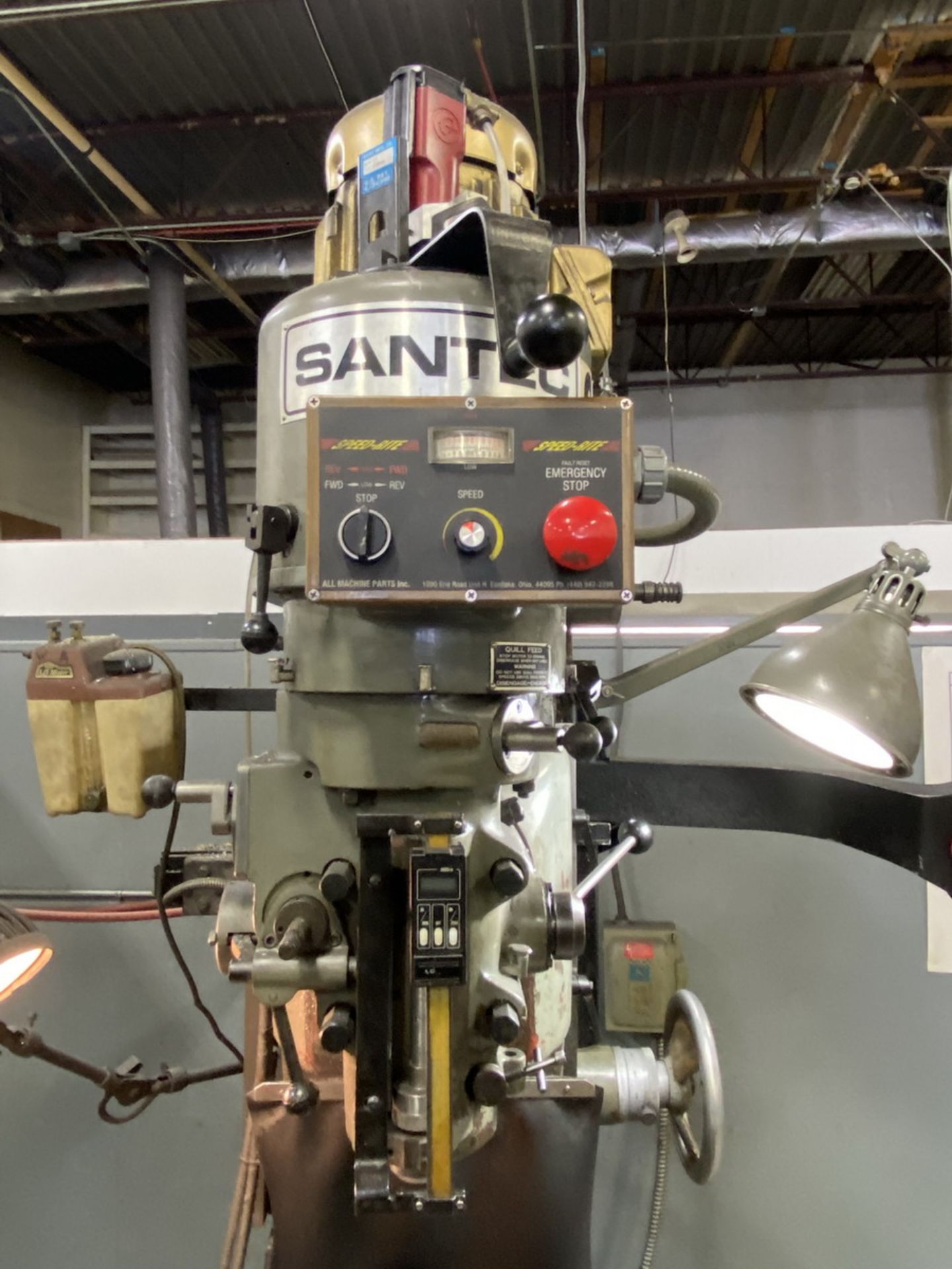 Santec # RB 10, 2-Axis CNC Vertical Bed Milling Machine, Proto Trak MX2 Control, Direct Drive Motor - Image 6 of 13