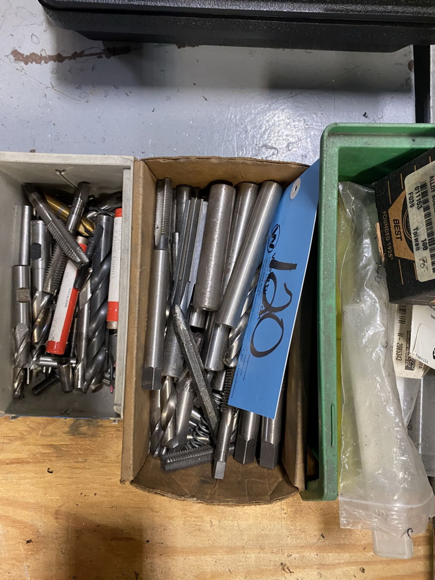 Lot of (5) Bins of Assorted Drill Bits, Taps and End Mills - Image 3 of 6