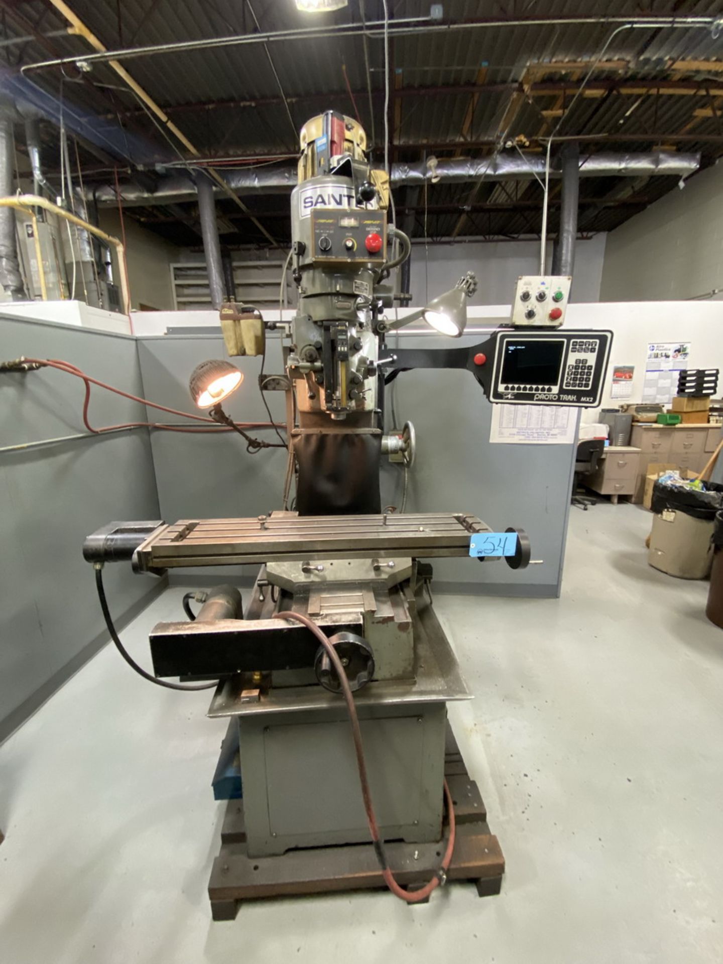 Santec # RB 10, 2-Axis CNC Vertical Bed Milling Machine, Proto Trak MX2 Control, Direct Drive Motor - Image 2 of 13