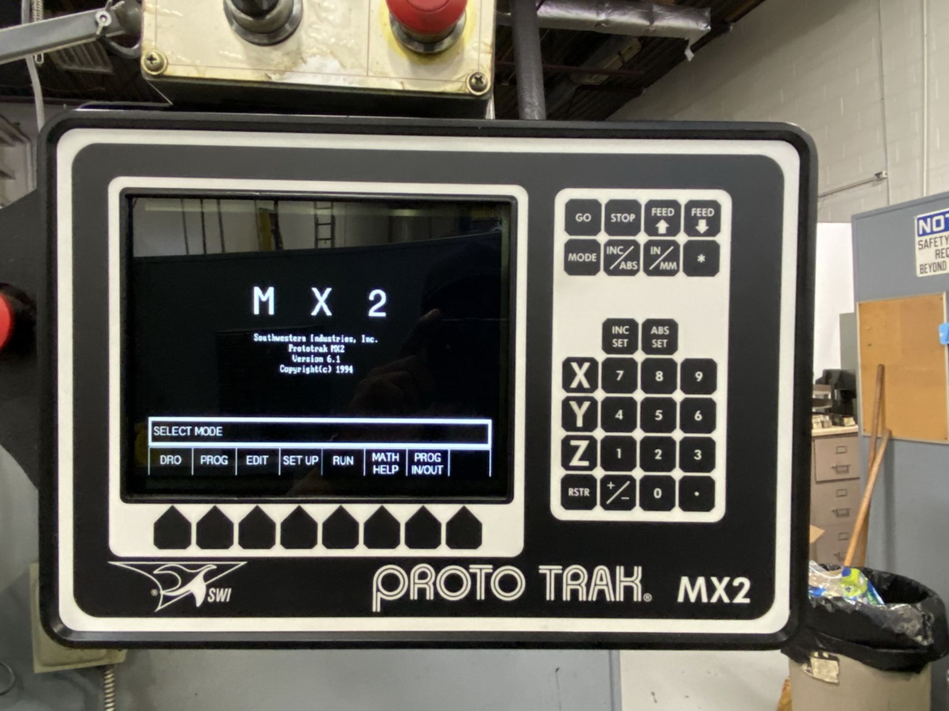 Santec # RB 10, 2-Axis CNC Vertical Bed Milling Machine, Proto Trak MX2 Control, Direct Drive Motor - Image 12 of 13