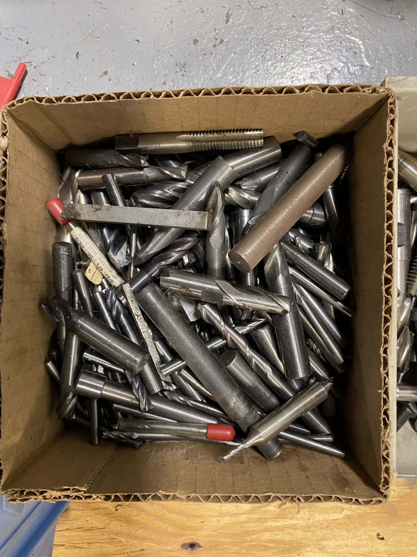 Lot of (5) Bins of Assorted Drill Bits, Taps and End Mills - Image 5 of 6