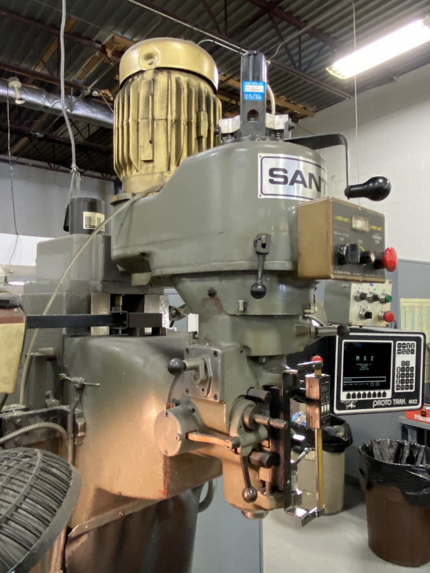 Santec # RB 10, 2-Axis CNC Vertical Bed Milling Machine, Proto Trak MX2 Control, Direct Drive Motor - Image 4 of 13