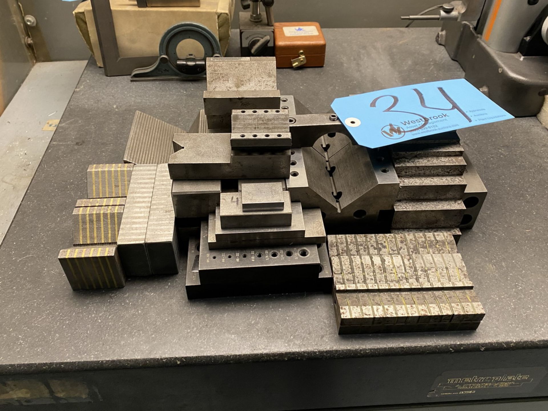 Lot of Various Size V- Blocks