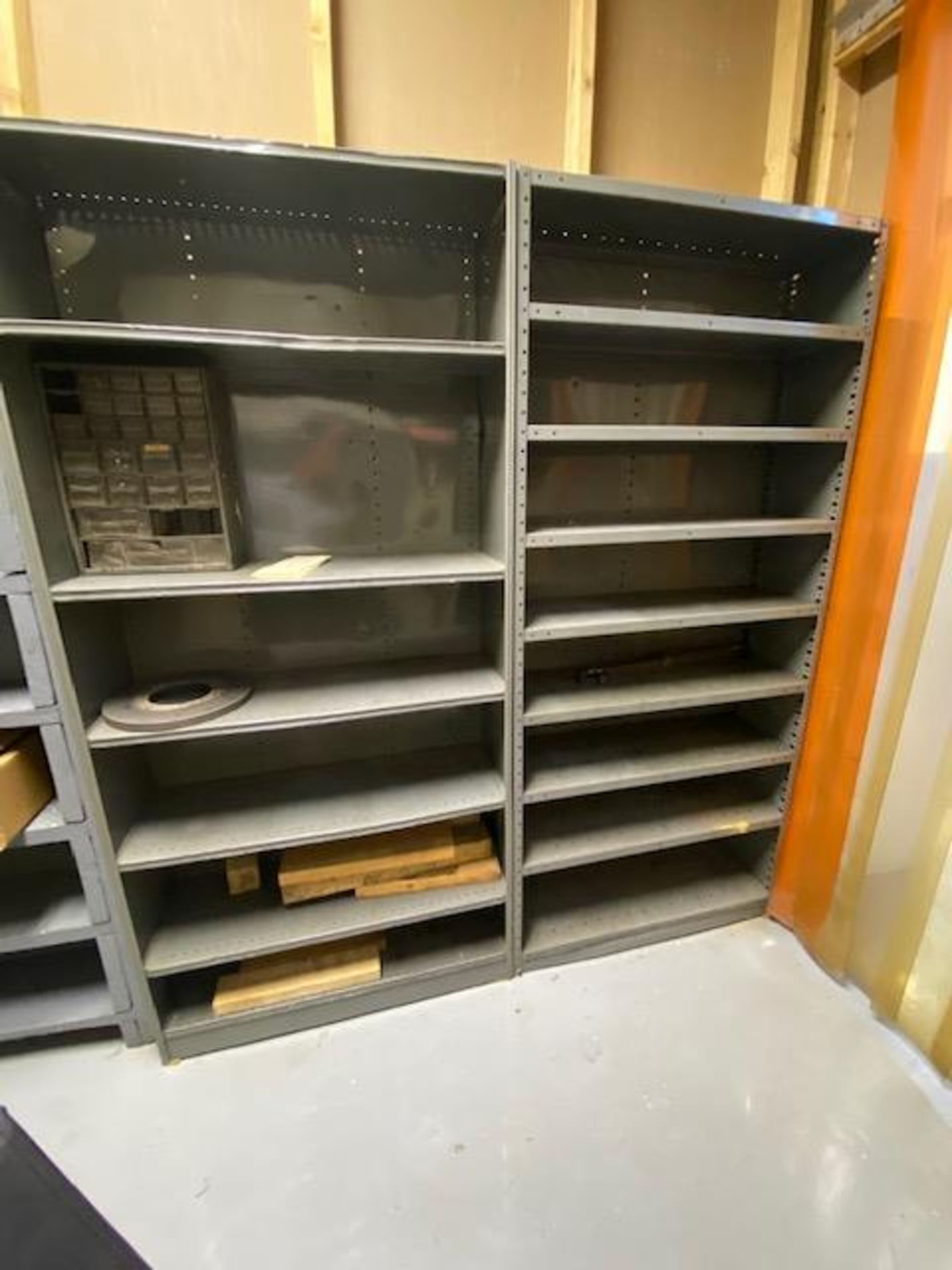 Lot of (2) 36'' L x 12'' W x 78'' H Storage Shelves With (1) Wooden Storage Shelf Etc. - Image 2 of 4